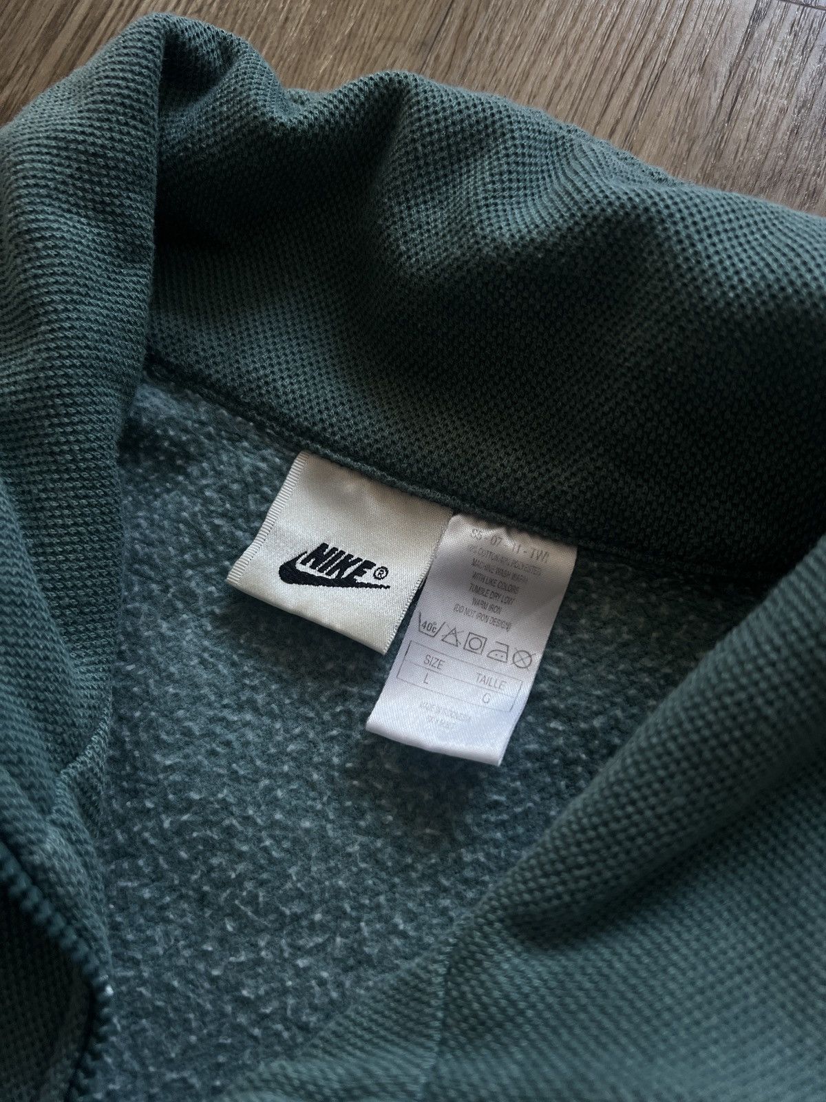 Nike × Vintage Sweatshirt Nike Vintage 1/4 Zip Rare 90s Drip Size US L / EU 52-54 / 3 - 8 Thumbnail