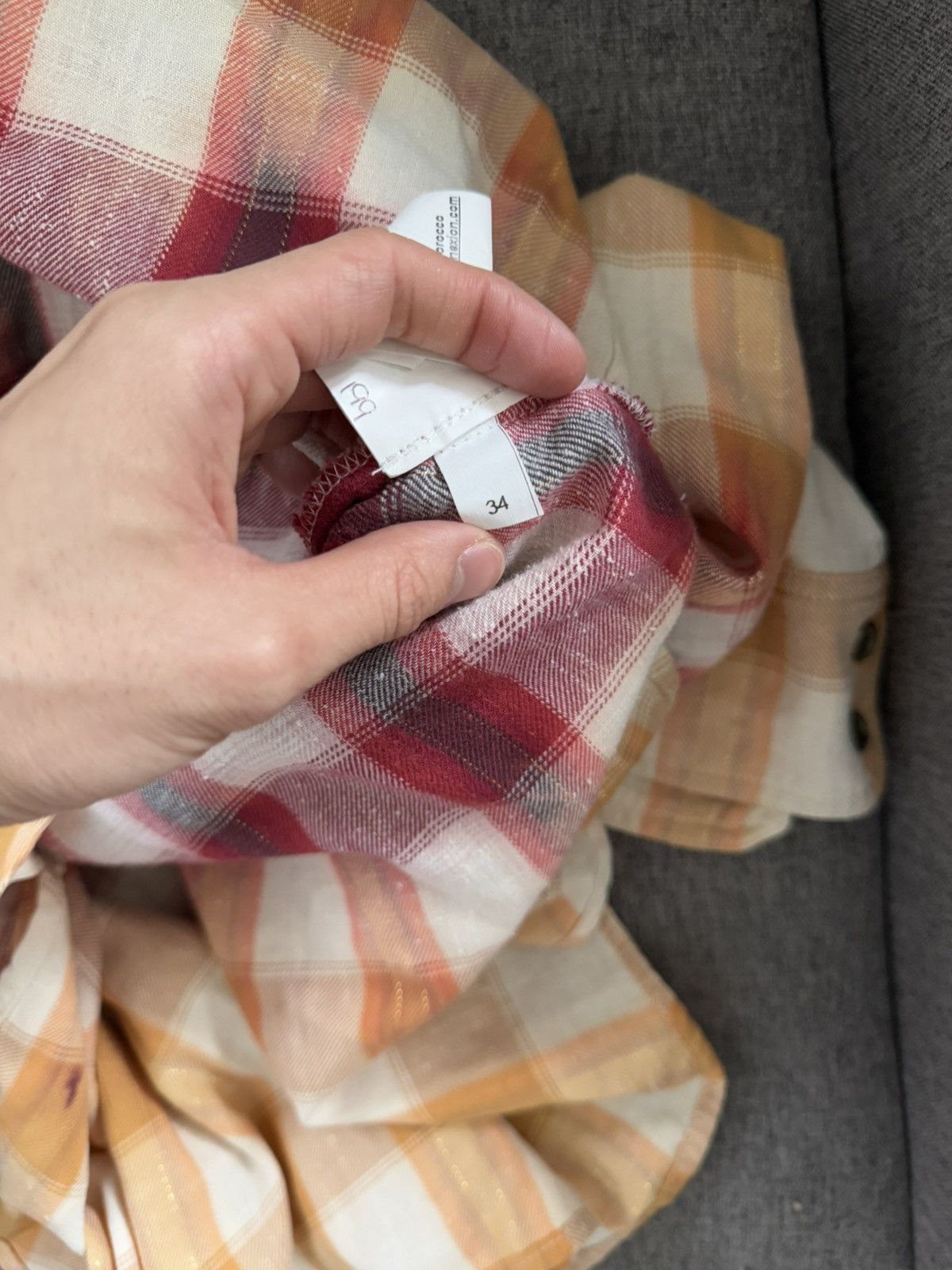 Faith Connexion Faith connexion oversized bleached plaid shirt Size US M / EU 48-50 / 2 - 8 Thumbnail