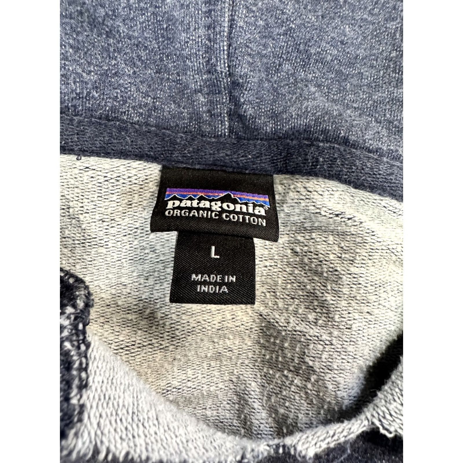 Patagonia Patagonia Women's Hoodie Blue L Bear Mountain Graphic Organic Cotton Size L / US 10 / IT 46 - 3 Thumbnail