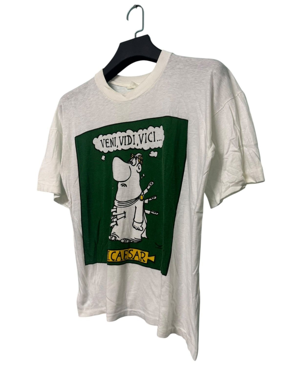 Vintage VTG VENI VIDI VICI JULIUS CAESAR PARODY TEE Size US L / EU 52-54 / 3 - 2 Thumbnail
