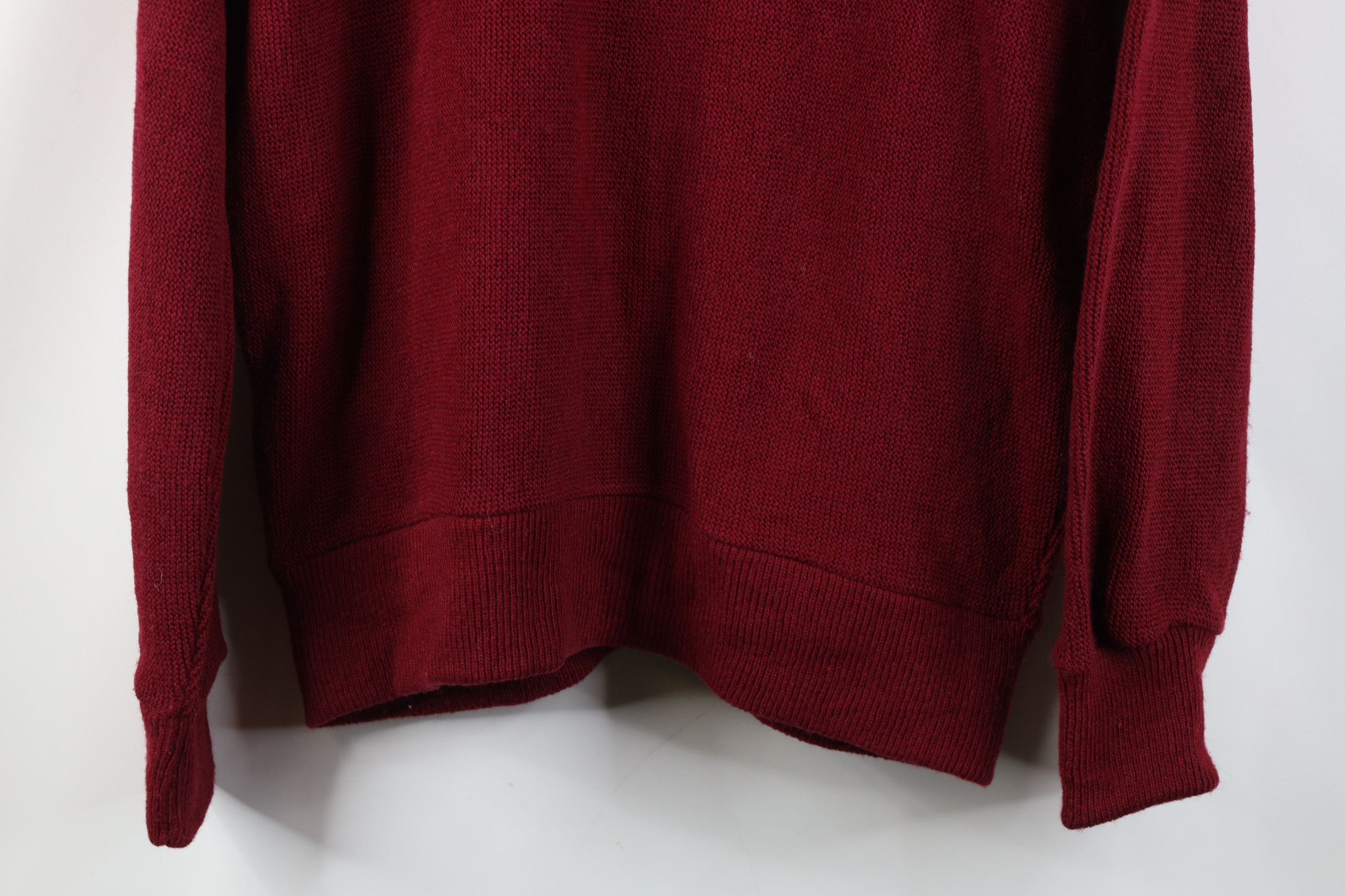 Vintage Vintage 60s 70s Streetwear Kurt Cobain Cardigan Sweater Red Size US S / EU 44-46 / 1 - 11 Thumbnail
