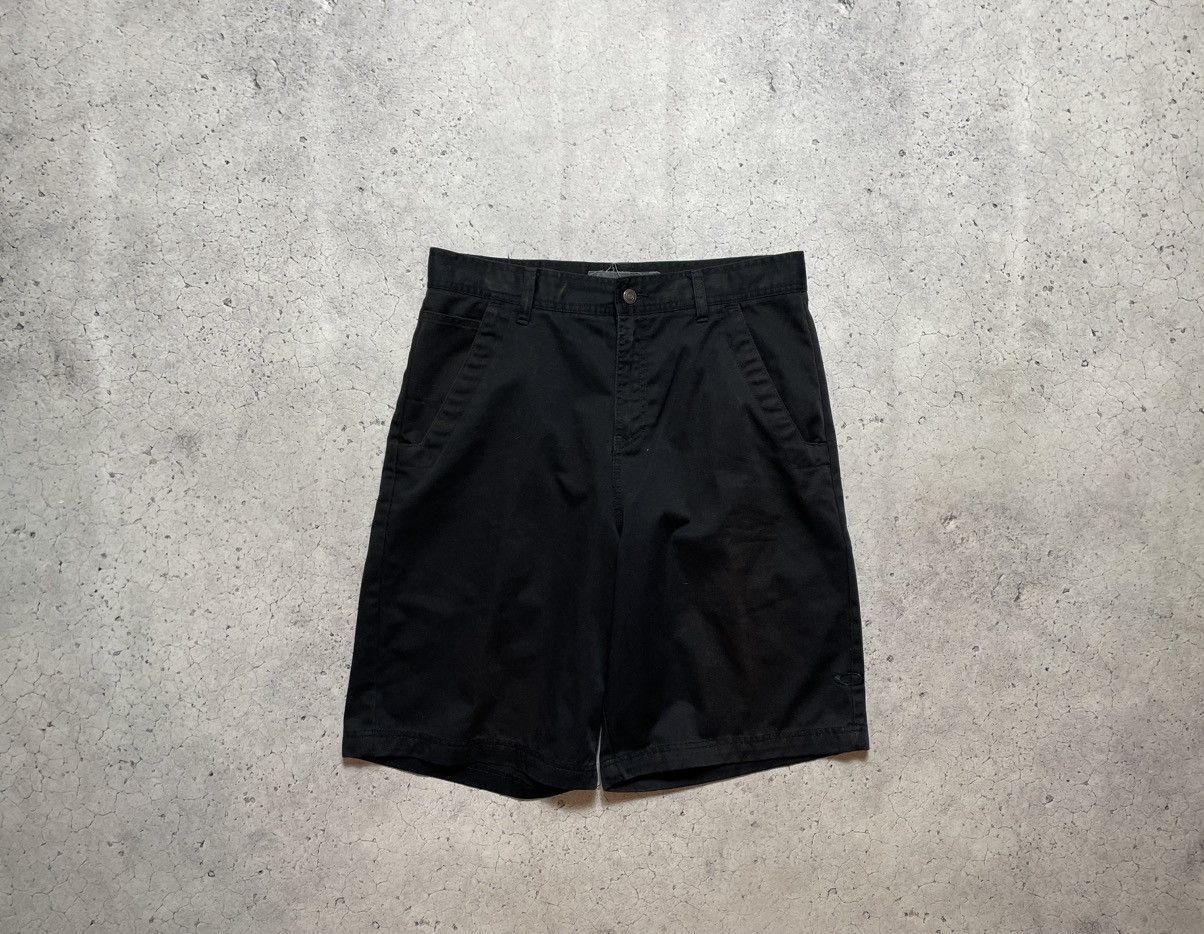 Oakley × Vintage Vintage Black Oakley Rare Y2K Shorts Size US 34 / EU 50 - 1 Thumbnail