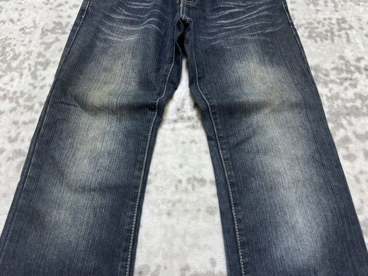 Hysteric Glamour Ba-tsu Studio Union Jack Pocket Distressed Straight Denim Size US 29 - 7 Thumbnail