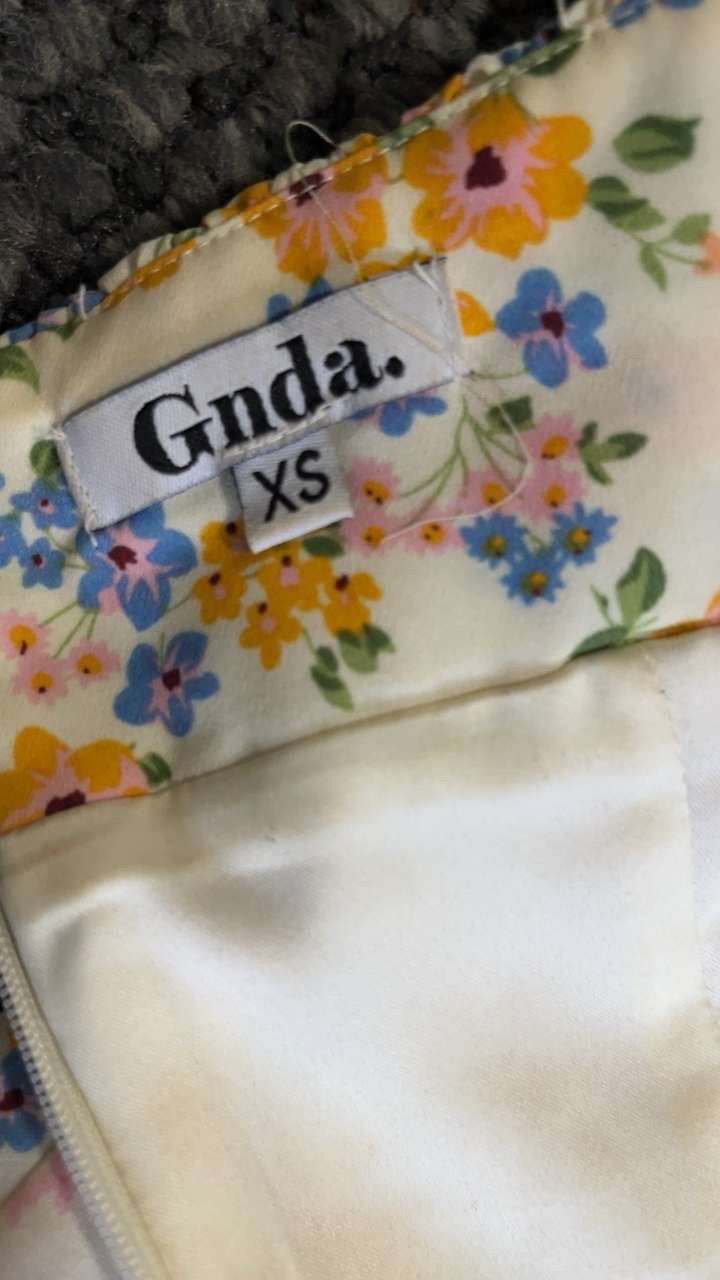Other Gnda yellow floral dress Size XS / US 0-2 / IT 36-38 - 2 Thumbnail
