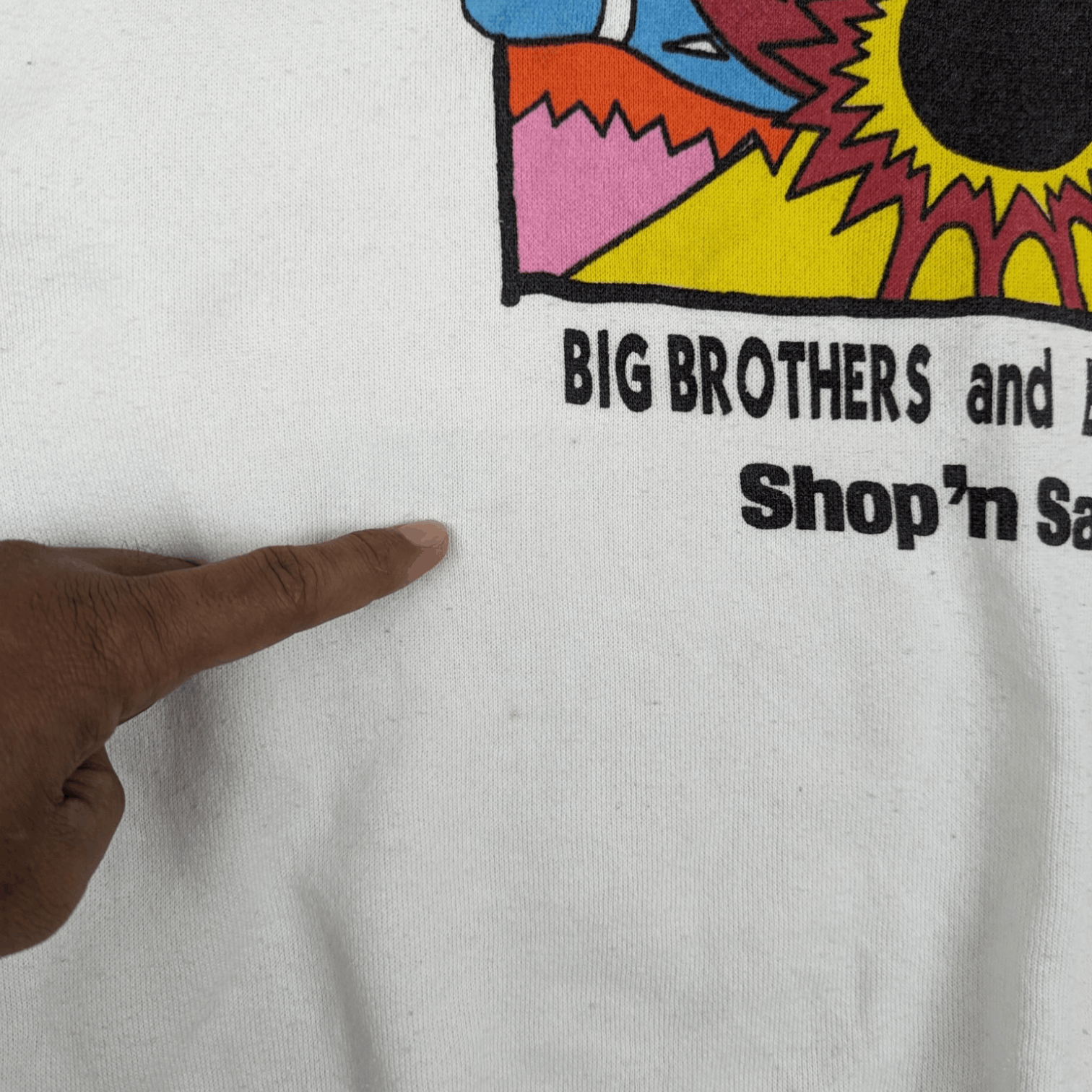 Tultex Vtg 2000's Big Brothers & Big Sisters Fleet Bank Sweatshirt Size US XL / EU 56 / 4 - 9 Thumbnail