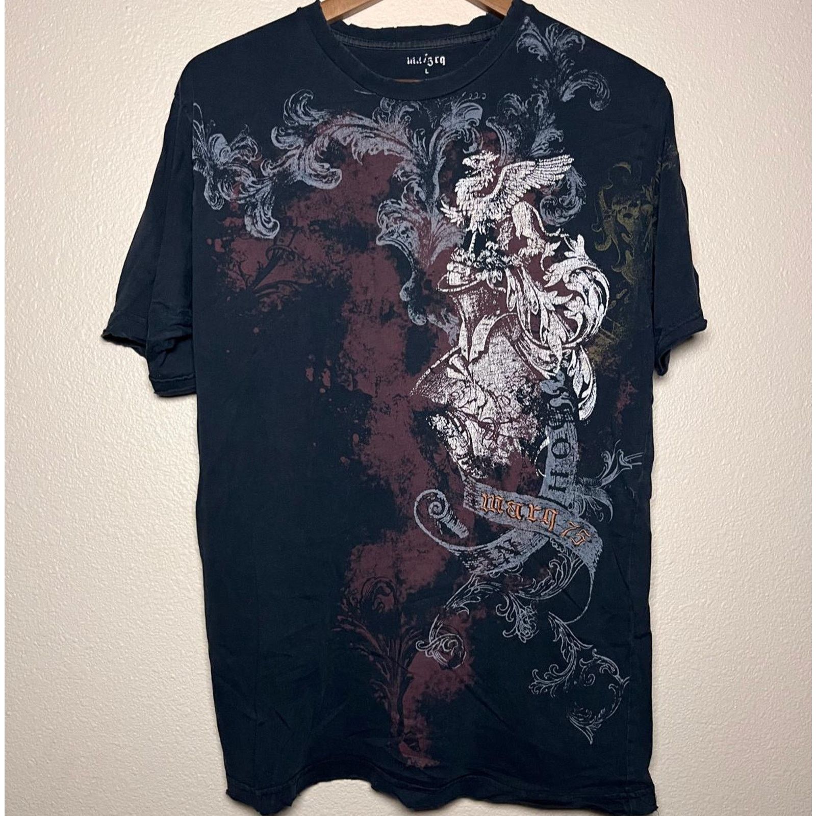 Other 🛡️ Inhale/Exhale Graphic Tee – Gothic Style Size L Size US L / EU 52-54 / 3 - 1 Thumbnail