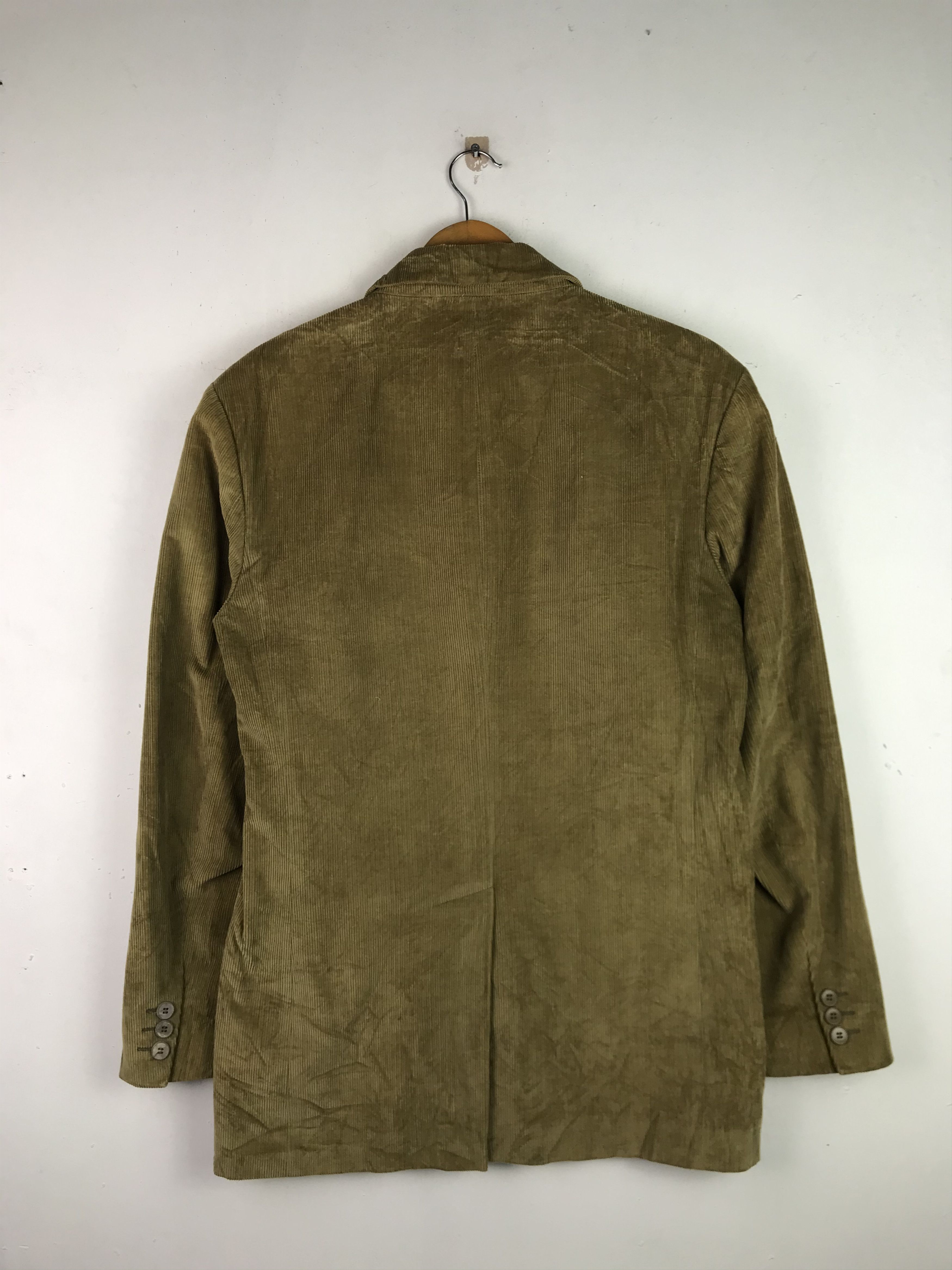 agnes b. Vintage Agnes B Corduroy Jacket Rare Design Size US M / EU 48-50 / 2 - 2 Thumbnail