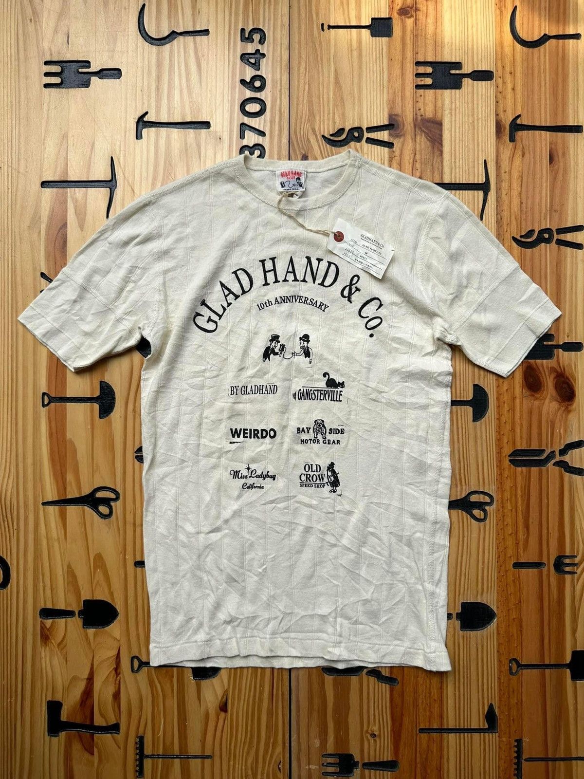 Japanese Brand Glad hand & co t-shirt Size US M / EU 48-50 / 2 - 1 Thumbnail