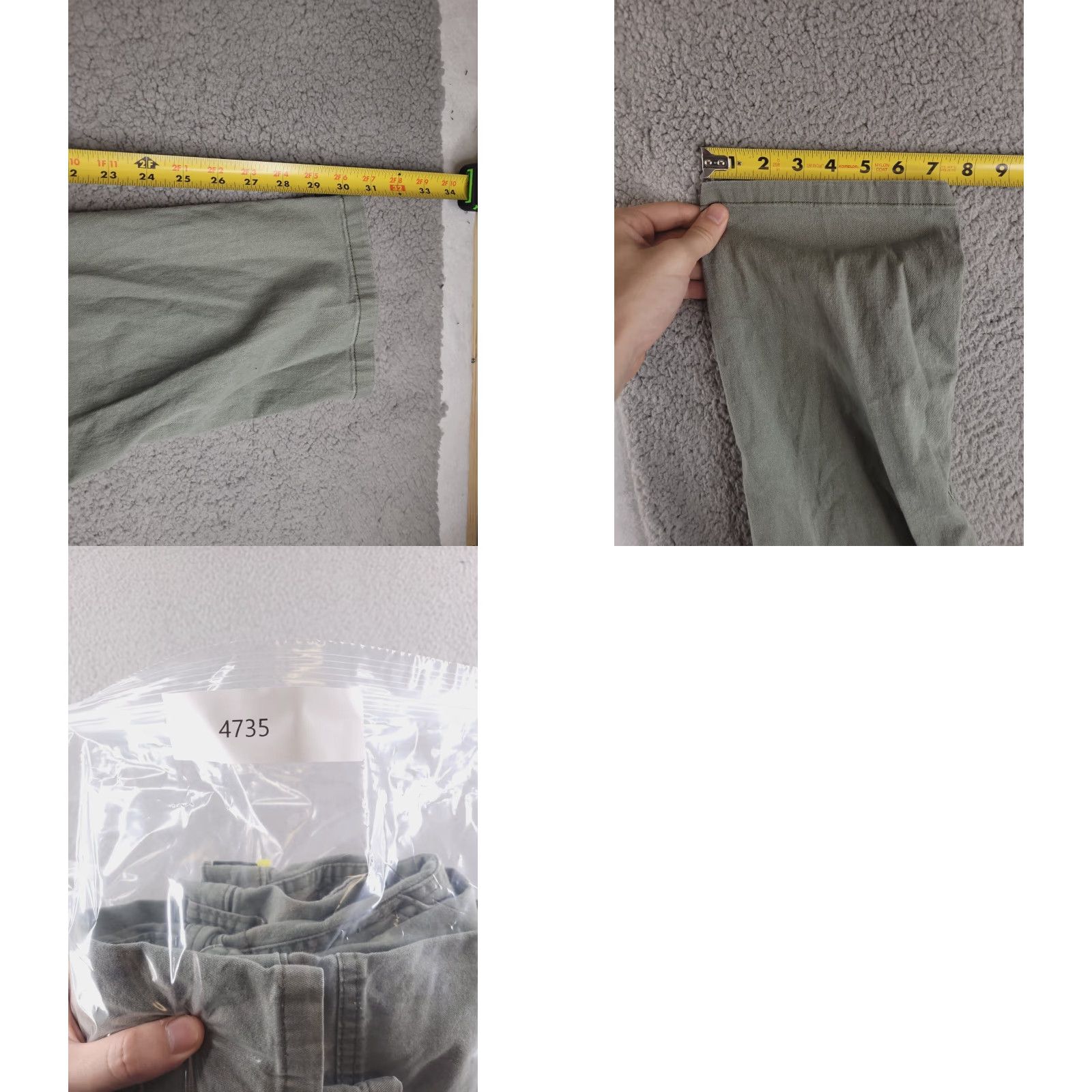 Wrangler Wrangler Pants Mens Slim Skinny Taper Green 38x30 Chino Cotton Solid Size US 38 / EU 54 - 8 Thumbnail
