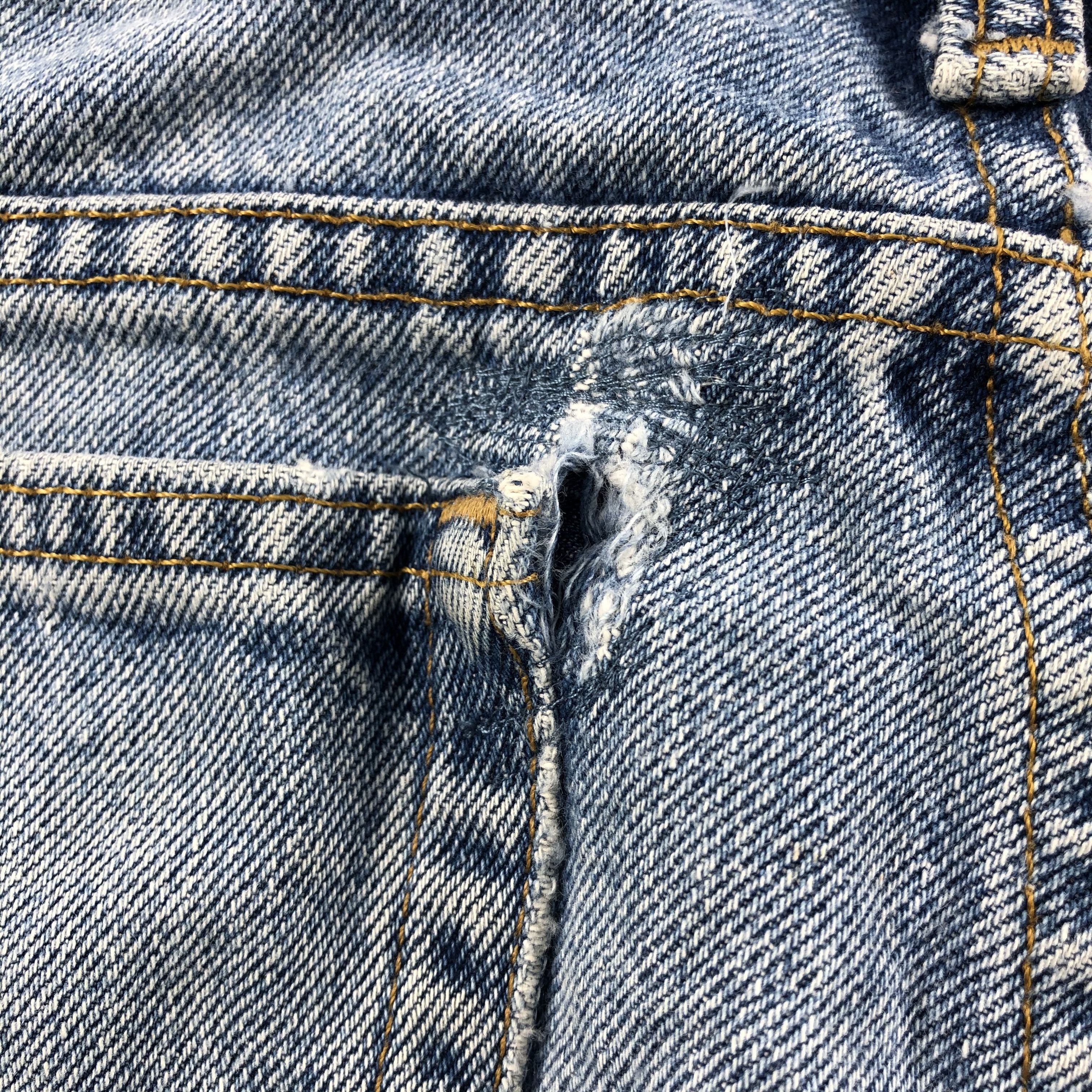 Levi's Vintage 90s Levis 512 Jeans Slim Fit Denim KJ482 Size US 35 - 6 Thumbnail