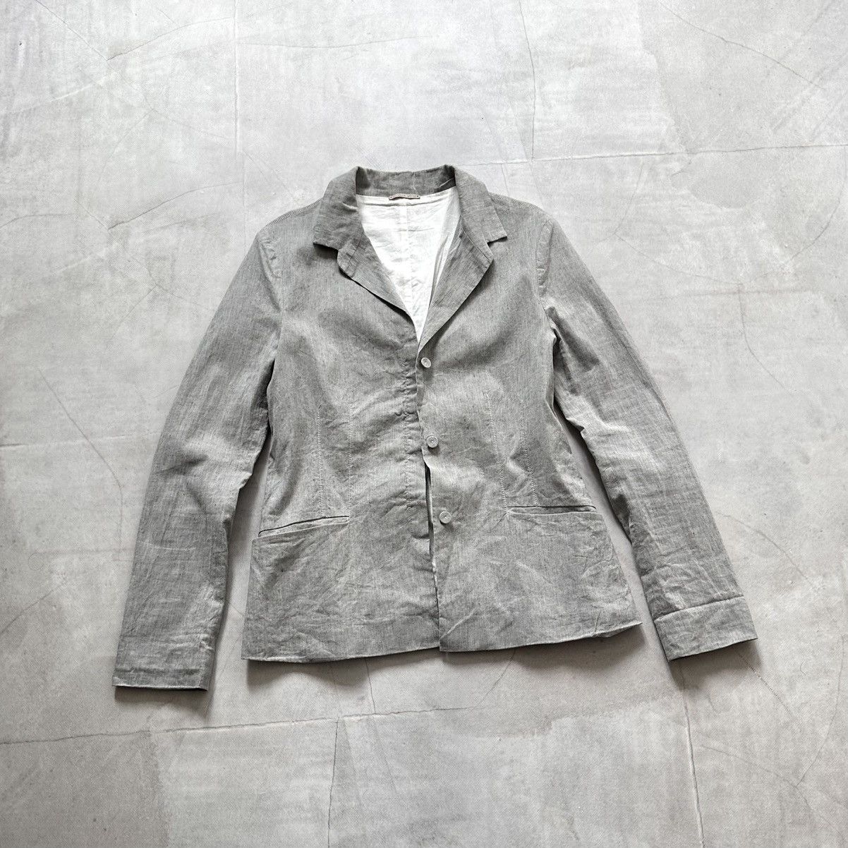Annette Gortz Annette Gortz Artisanal Linen Jacket Rick Owens Vibe Size M / US 6-8 / IT 42-44 - 1 Thumbnail