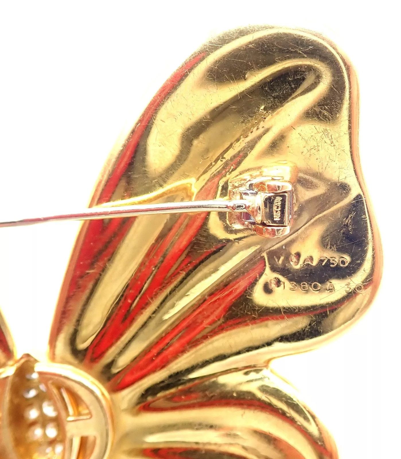 Van Cleef & Arpels Van Cleef & Arpels 18k Yellow Gold Butterfly Pin Brooch Size ONE SIZE - 11 Thumbnail