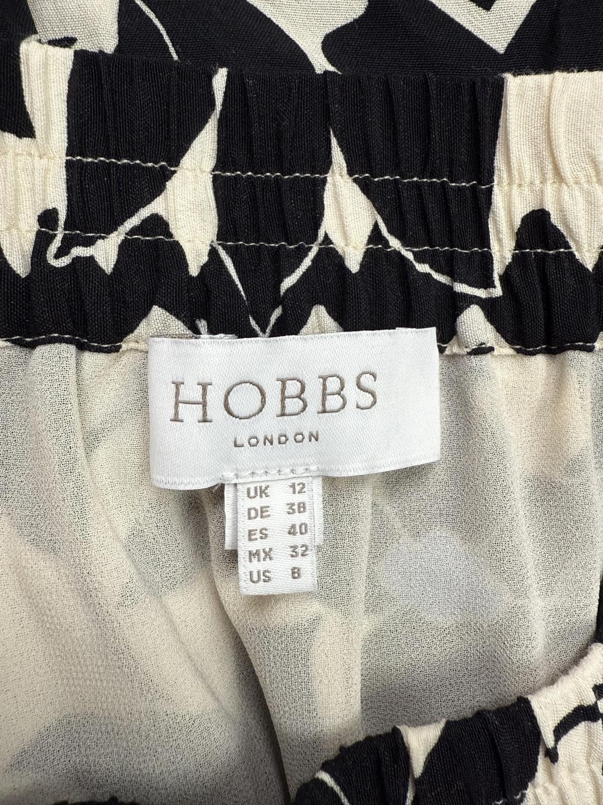 Other Hobbs London Floral Patterned V-Neck Blouse UK 12 Size M / US 6-8 / IT 42-44 - 5 Thumbnail
