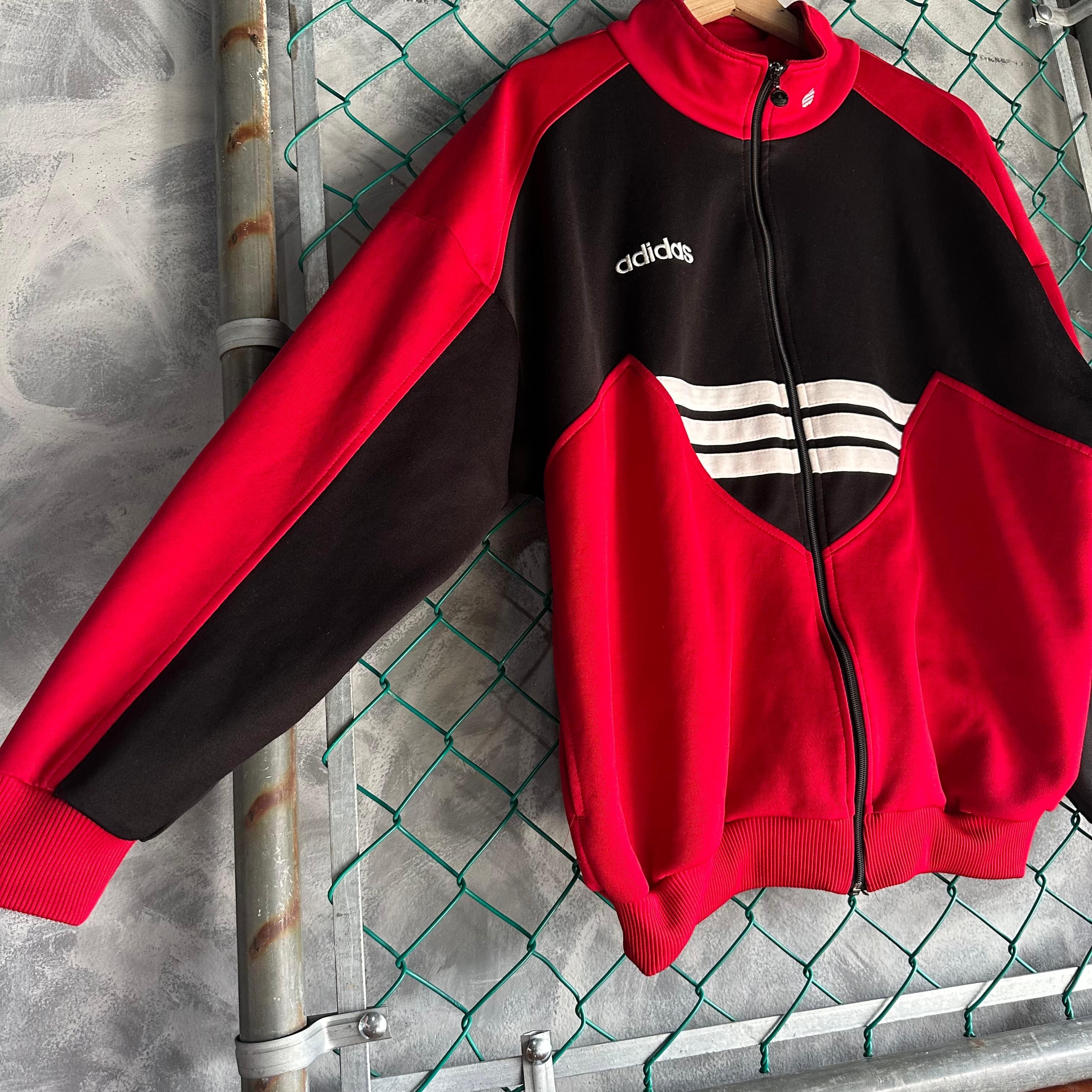 Adidas Vintage Adidas Track Jacket Red University Of New England Size US L / EU 52-54 / 3 - 2 Thumbnail