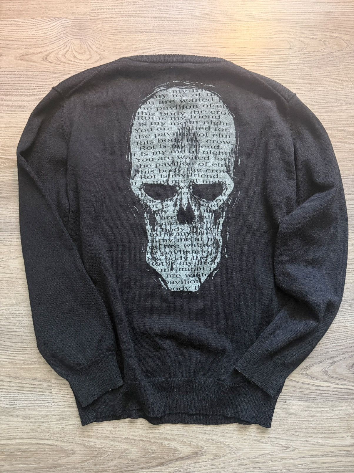 PPFM PPFM Knit Skull Sweater Size US S / EU 44-46 / 1 - 1 Thumbnail