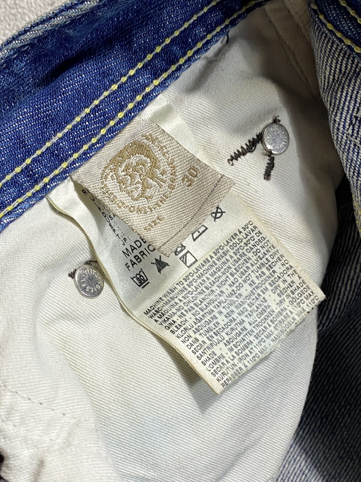 Diesel Y2k Diesel Bootcut Wash Denim Low Rise Jeans Size US 31 - 10 Thumbnail