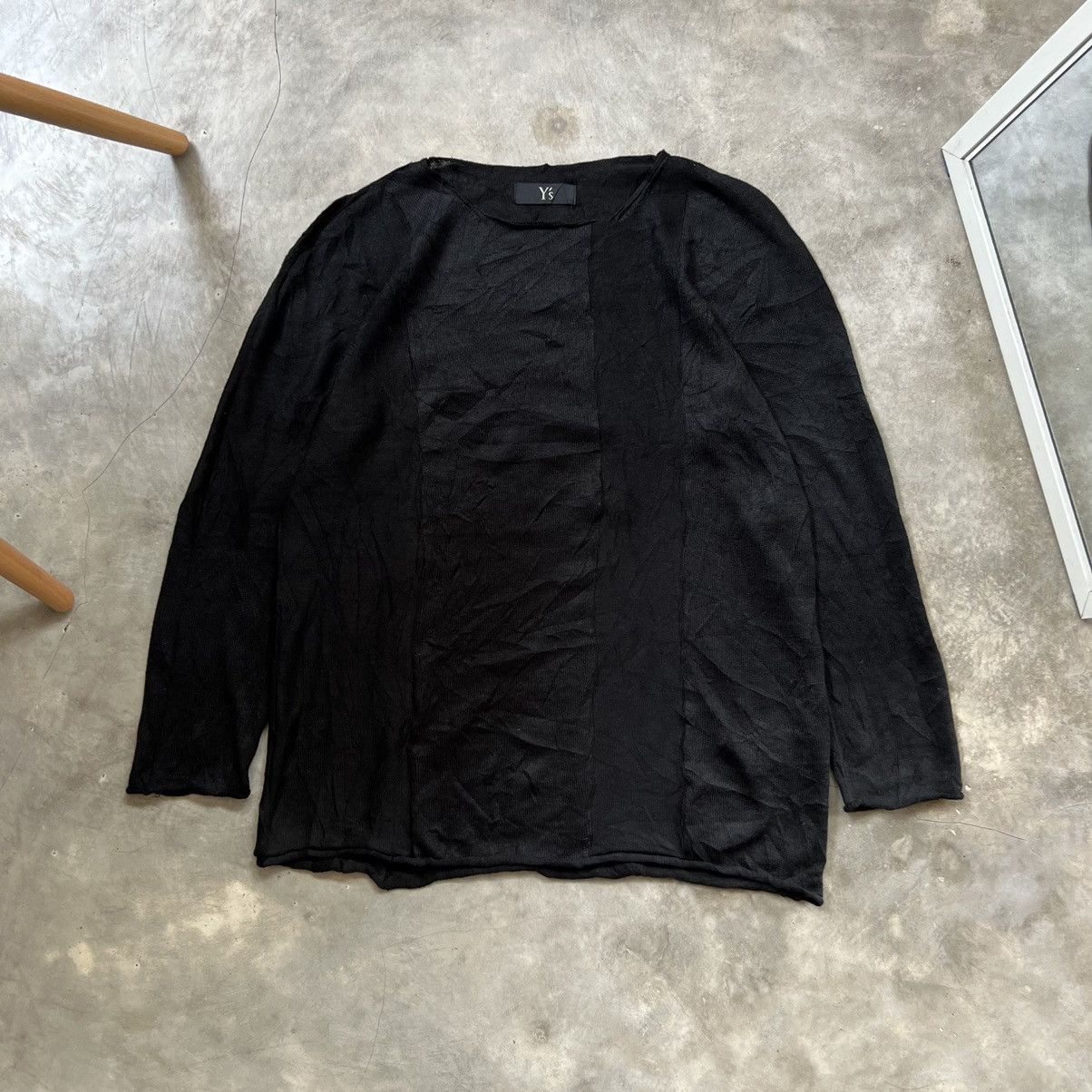 Japanese Brand × Y's × Yohji Yamamoto Yohji Yamamoto Sweater Knit Linen Size M / US 6-8 / IT 42-44 - 1 Thumbnail