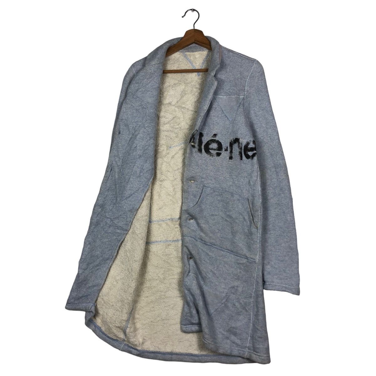 Issey Miyake 🔥VINTAGE LONG JACKET NE NET ISSEY MIYAKE BIG LOGO SPELL OUT Size US M / EU 48-50 / 2 - 10 Thumbnail