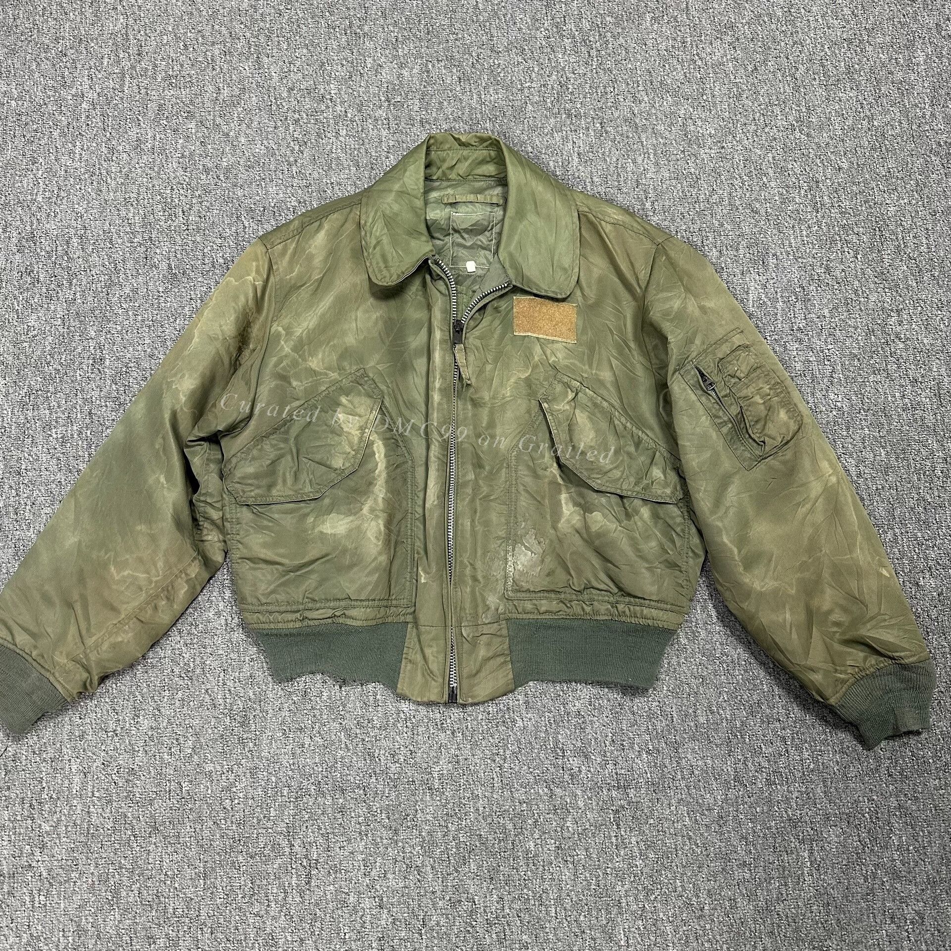 Vintage Vintage 80s Ma-1 Bomber Jacket Size US M / EU 48-50 / 2 - 1 Thumbnail