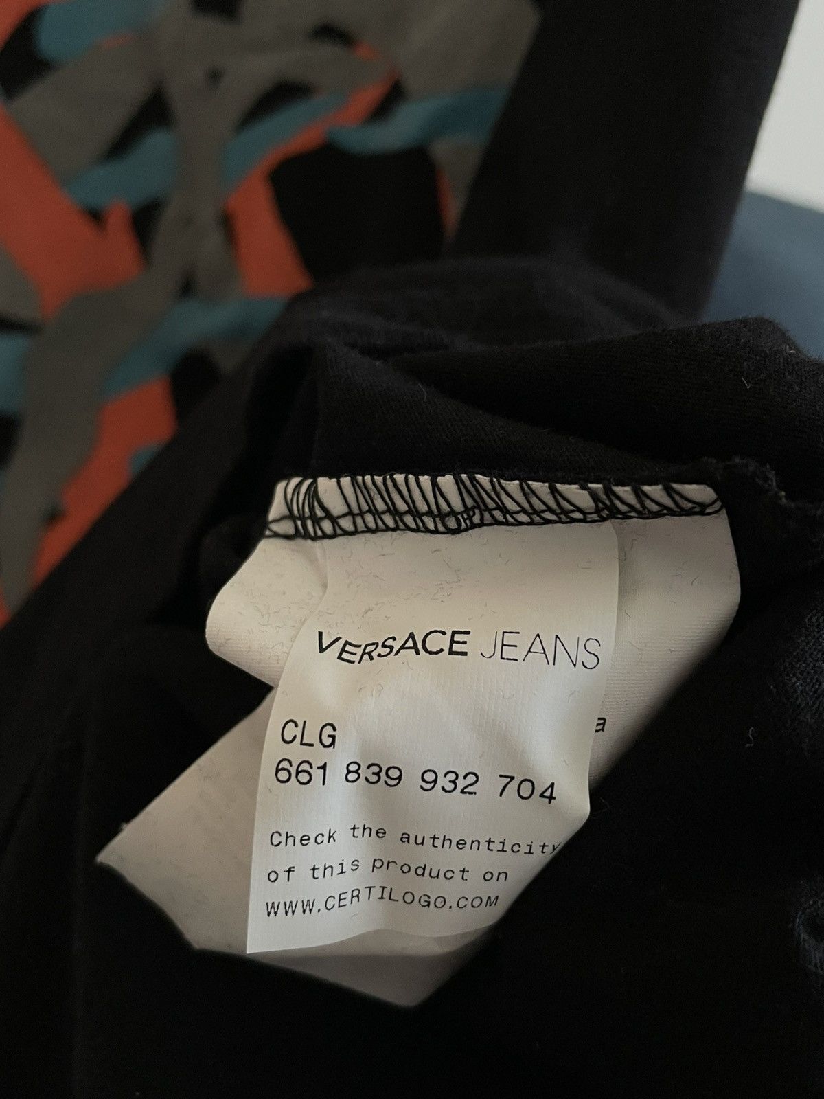 Versace Jeans Couture Versace Jeans Couture Art Logo T-Shirt Luxury RARE Size US L / EU 52-54 / 3 - 7 Thumbnail