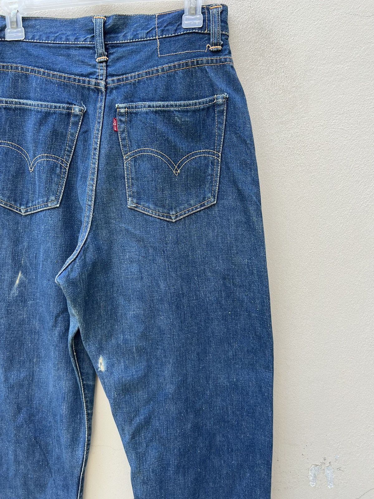 Levi's RARE! Vintage 50s Levi’s Hidden Rivets Denim Selvedge Jeans Size 28" / US 6 / IT 42 - 12 Thumbnail