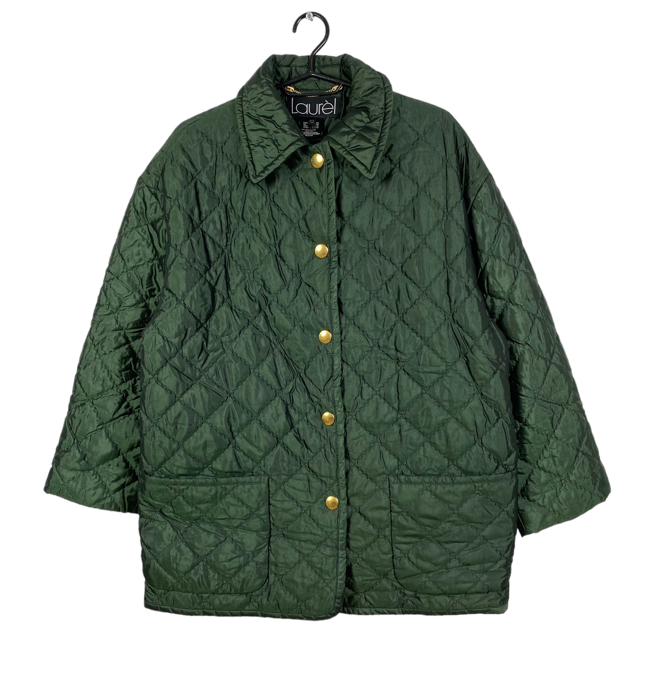 Designer × Vintage Laurel Vintage Quilted Silk Jacket size 34 Size XS / US 0-2 / IT 36-38 - 7 Thumbnail