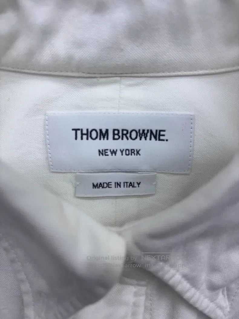 Thom Browne Thom Browne Butterfly knot embroidered white long-sleeved Size US XS / EU 42 / 0 - 7 Thumbnail