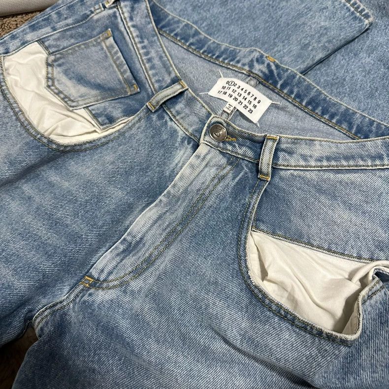 Maison Margiela Maison Margiela Deconstructed stitching low-waisted pockets Size 27" / US 4 / IT 40 - 5 Thumbnail