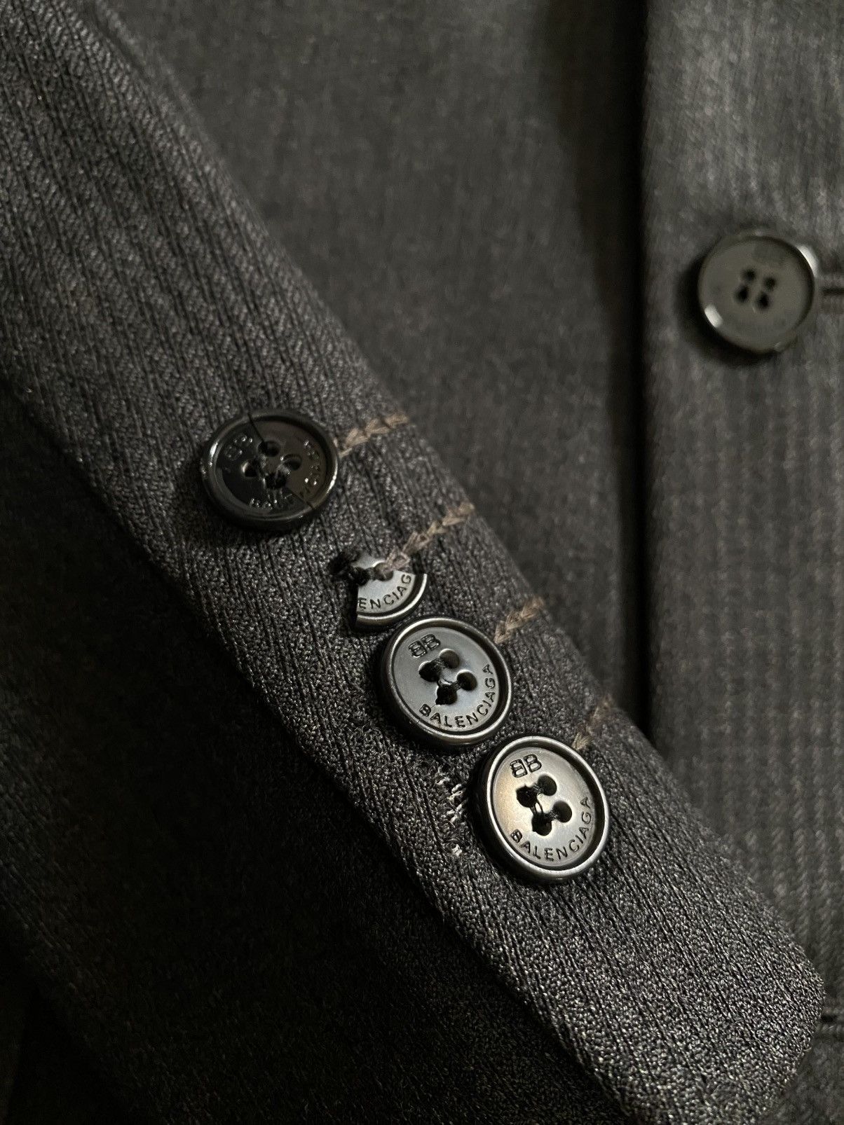 Balenciaga × Vintage Vintage Balenciaga Suit Size 46S - 6 Thumbnail