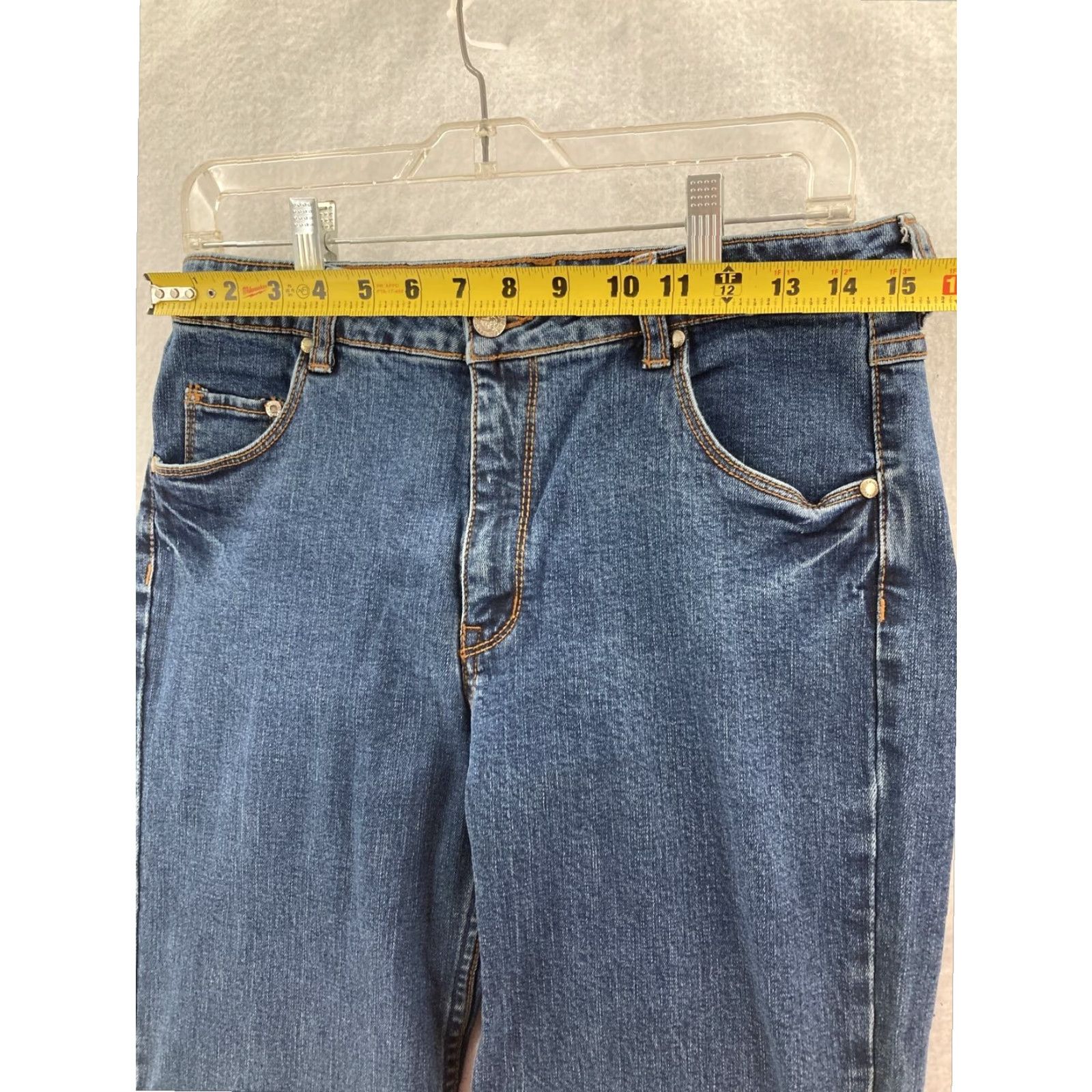 Vintage Western Cowgirl Lawman Jeans Womens Junior Size 9/10 Size 30" / US 8 / IT 44 - 3 Thumbnail