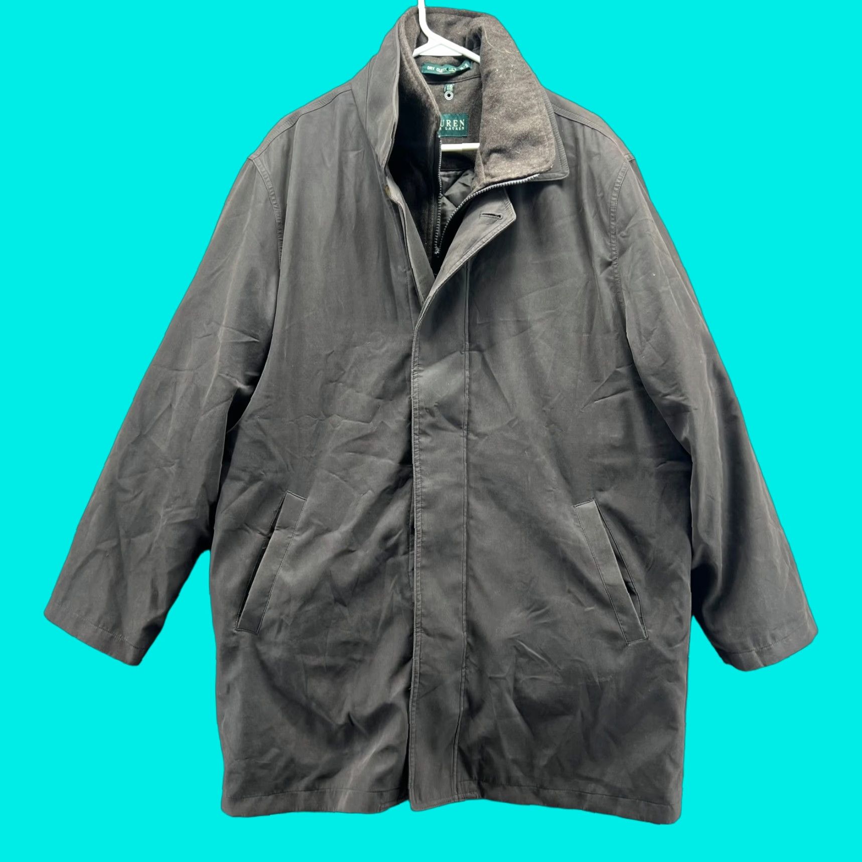 Ralph Lauren Lauren Ralph Lauren Coat Mens 44R Brown Wool Blend Long Overcoat Jacket Size US S / EU 44-46 / 1 - 1 Thumbnail