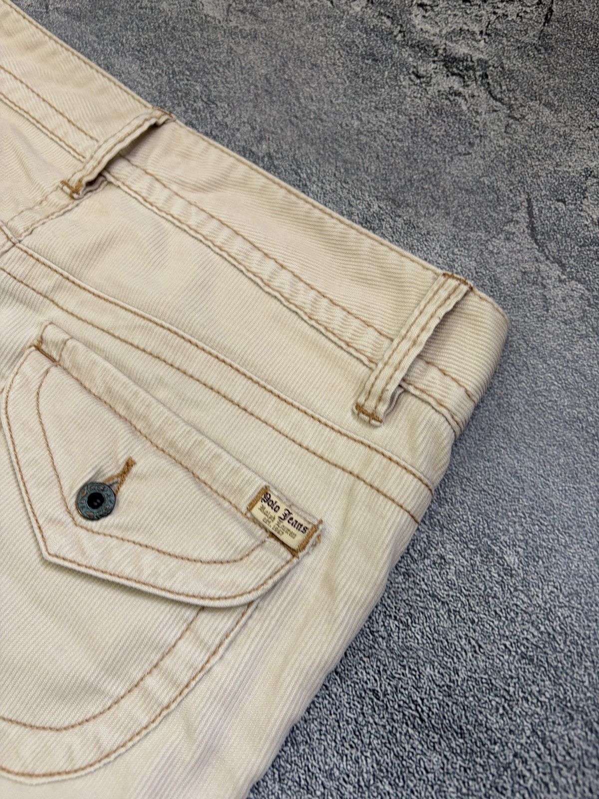 Polo Ralph Lauren Polo Ralph Lauren Kelly Jean Corduroy Pants Beige 28/6 Size 28" / US 6 / IT 42 - 9 Thumbnail