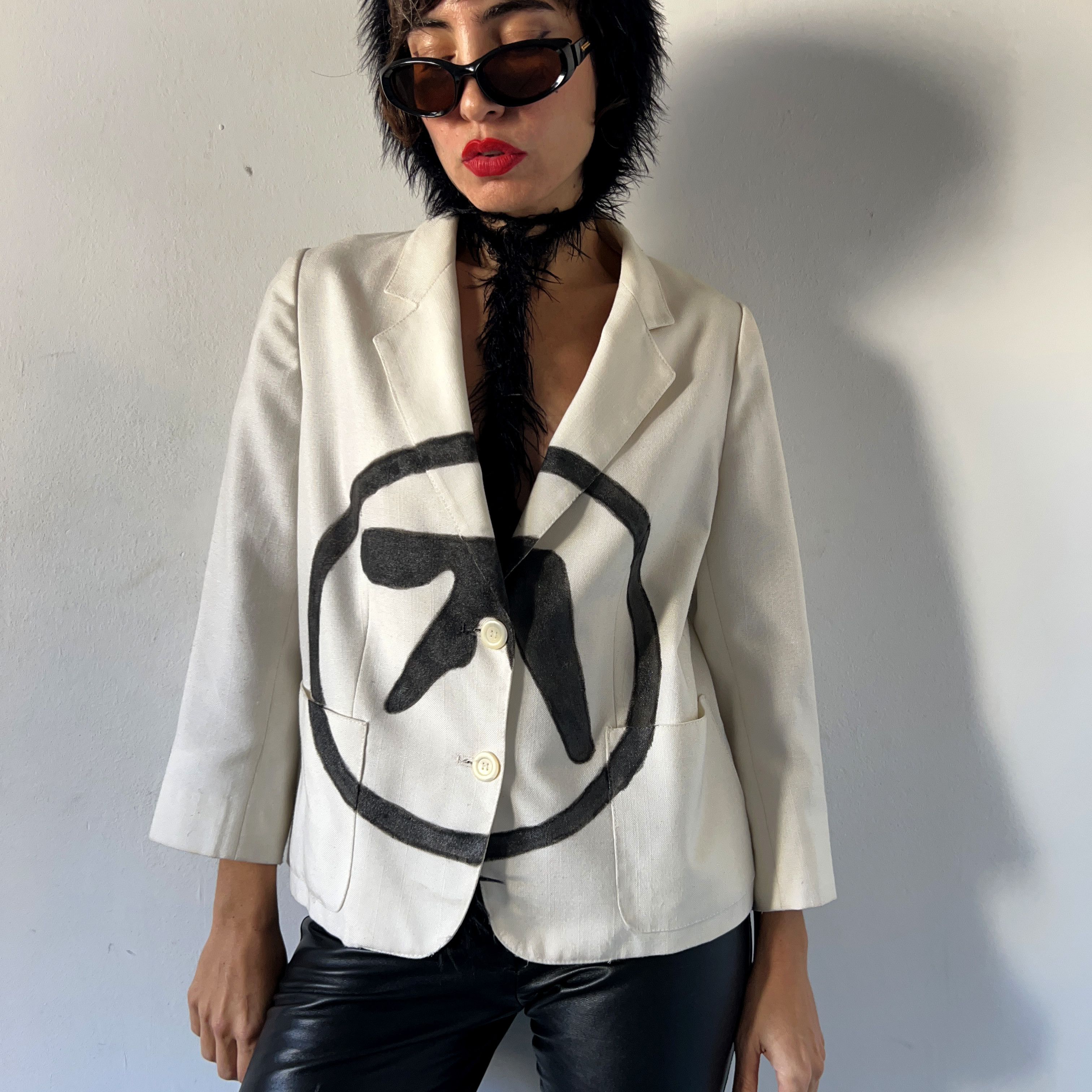 Vintage Aphex twin custom made vintage blazer Size M / US 6-8 / IT 42-44 - 5 Thumbnail