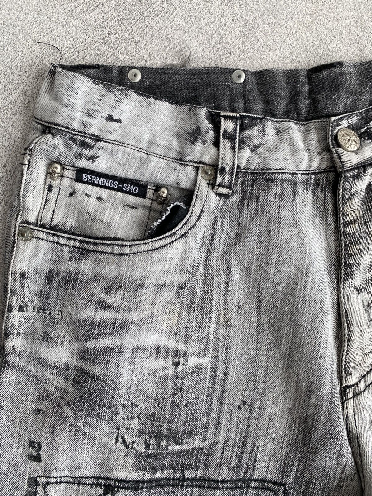If Six Was Nine × Le Grande Bleu (L.G.B.) × Tornado Mart Berning Sho Denim Flares Size US 30 / EU 46 - 3 Thumbnail