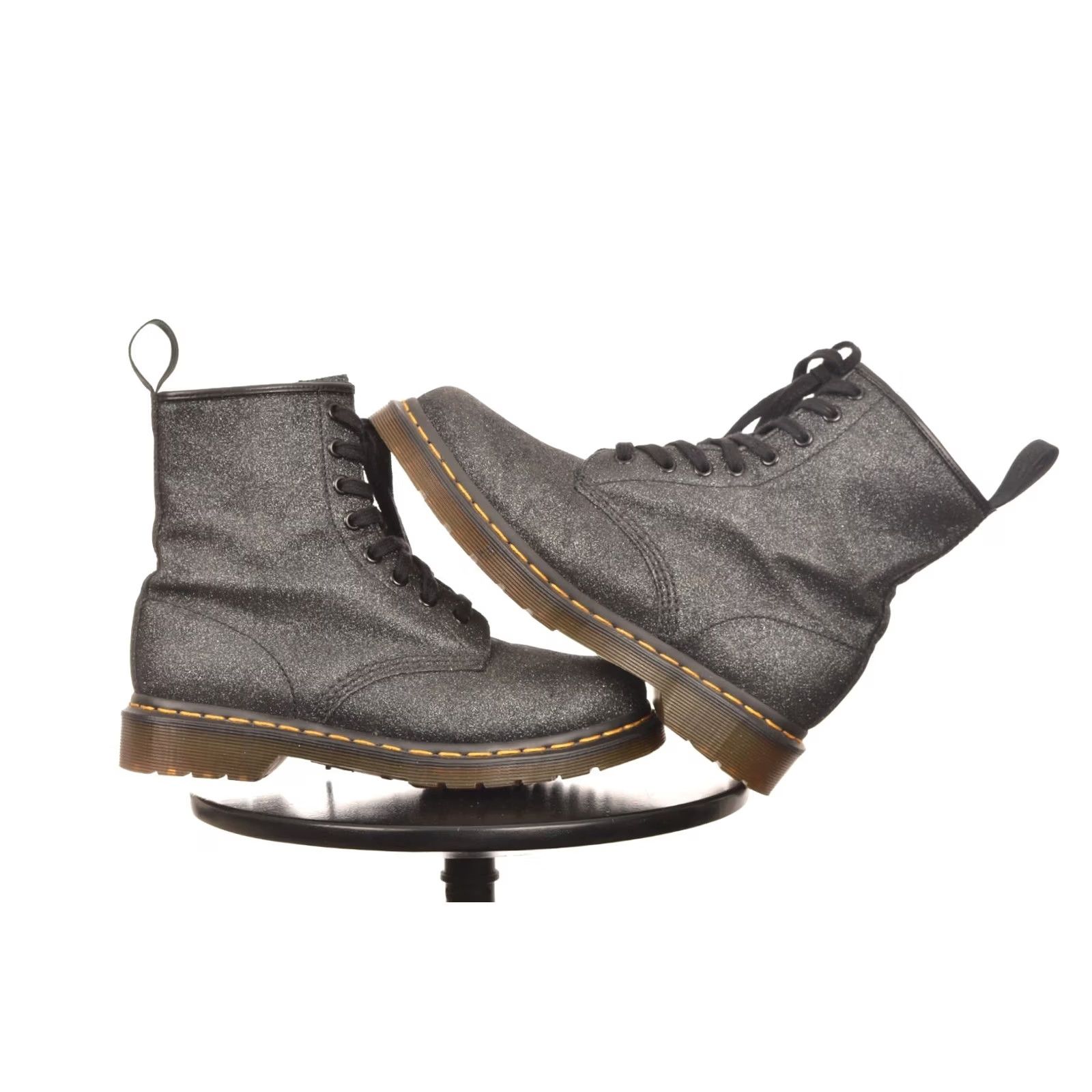 Dr. Martens DDP Dr Martens 1460 Pascal Glitter Boots Black Melody Size US 8 / UK 6 / EU 39 Womens Size US 8 / IT 38 - 6 Thumbnail