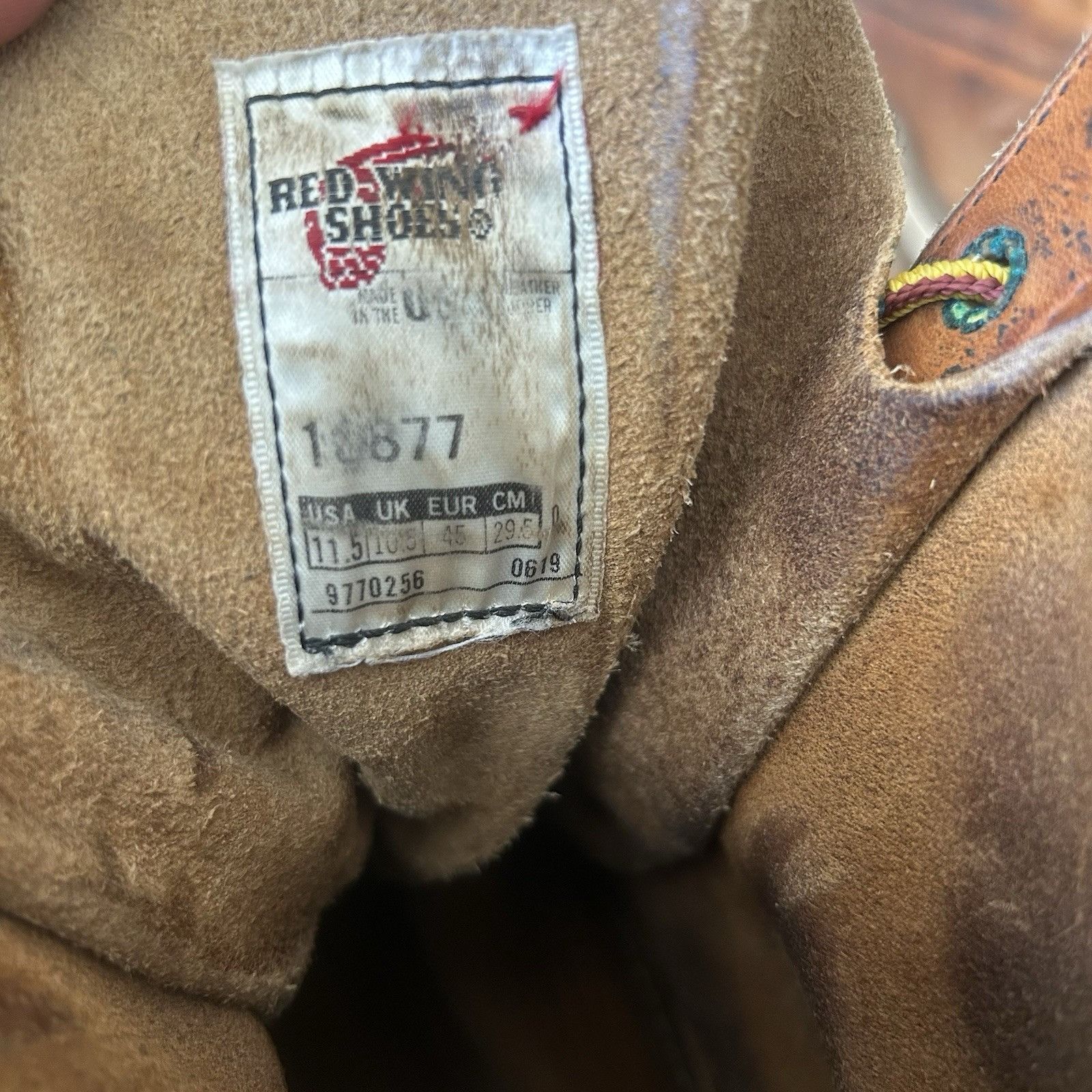 Red Wing Red Wing 10877 Moc Toe Work Boots Mens 11.5 D Size US 11.5 / EU 44-45 - 6 Thumbnail