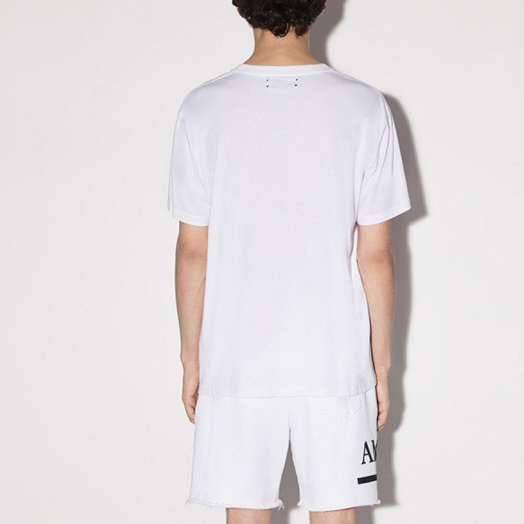 Amiri AMIRI Men's White Logo Print Short-Sleeve T-Shirt Size US XL / EU 56 / 4 - 3 Thumbnail