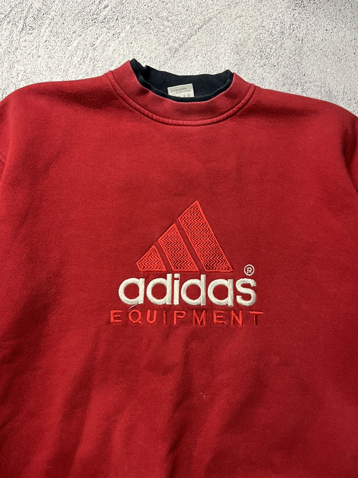 Adidas Vintage 90s Adidas Equipment Big Logo Spell Out Sweatshirt Size US S / EU 44-46 / 1 - 6 Thumbnail