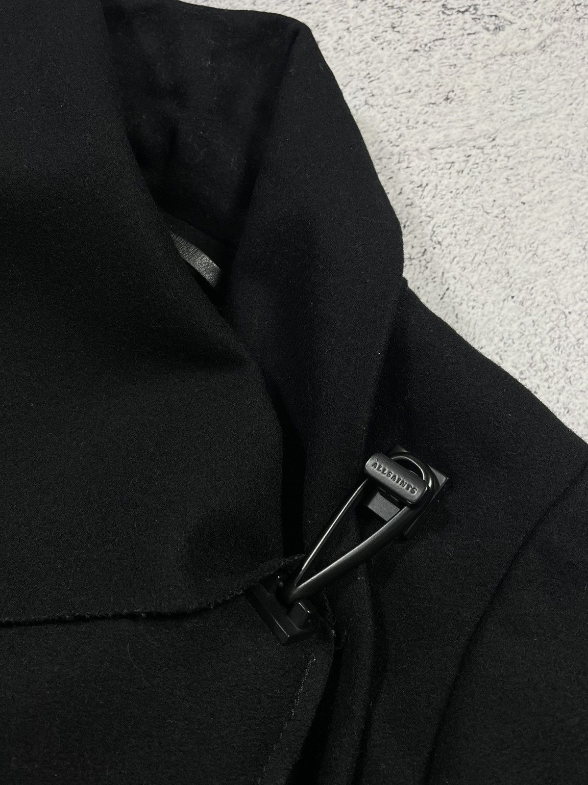 Allsaints × Designer Allsaints Women’s Monument Eve Wool Coat Size XS / US 0-2 / IT 36-38 - 5 Thumbnail