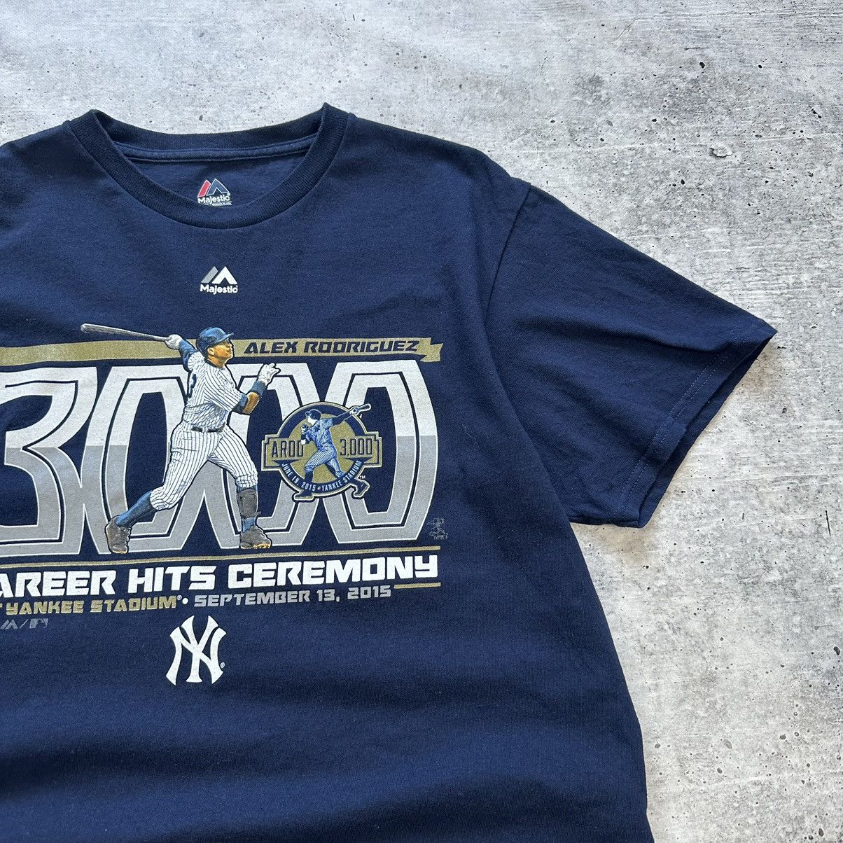 New York Yankees Majestic NY Yankees Alex Rodriguez T-shirt Arod 3000 2015 Size US M / EU 48-50 / 2 - 3 Thumbnail