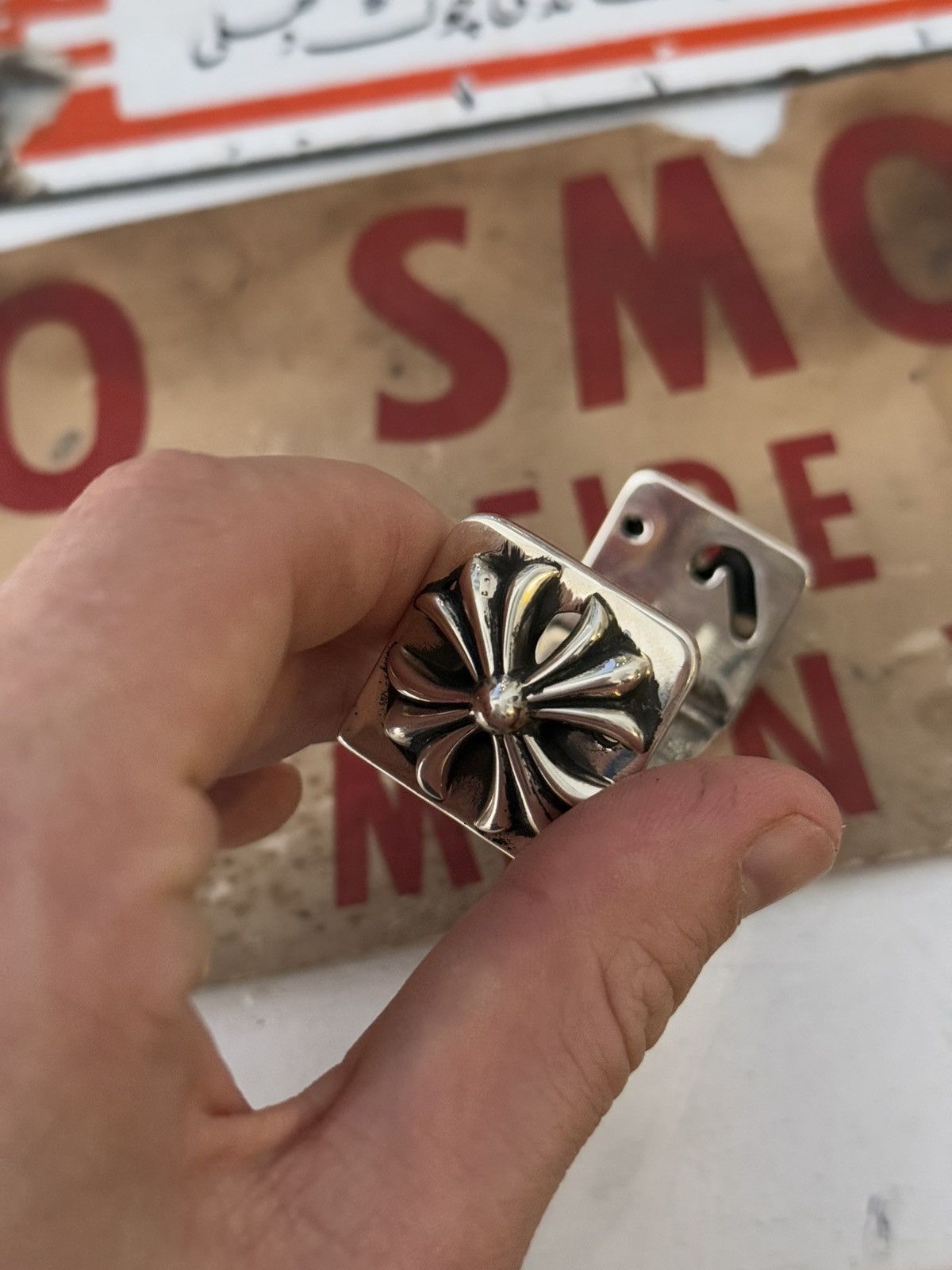 Chrome Hearts 🚭JOINT ROLLER🚭.925 SILVER 2002 GRAIL FLEUR JOINT CIG ROLLER Size ONE SIZE - 11 Thumbnail