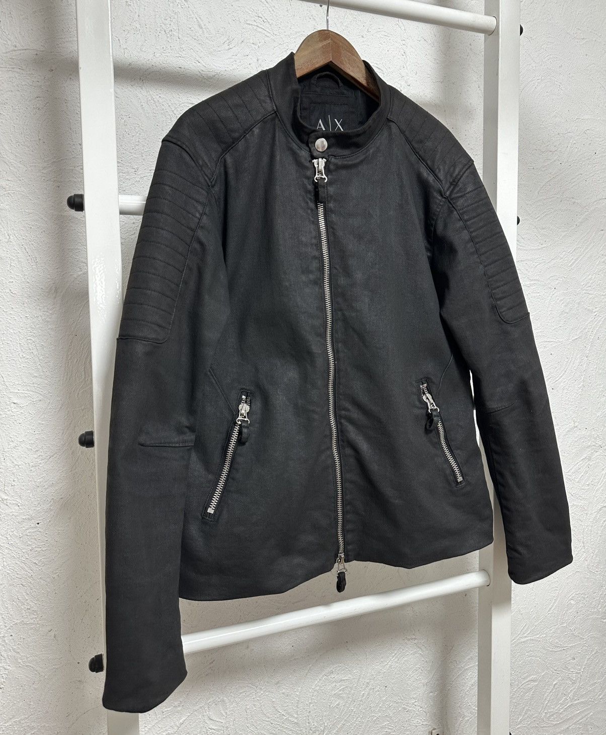 Armani Exchange Armani Exchange Men’s Jacket Size XL Avant Garde Distressed Size US XL / EU 56 / 4 - 3 Thumbnail