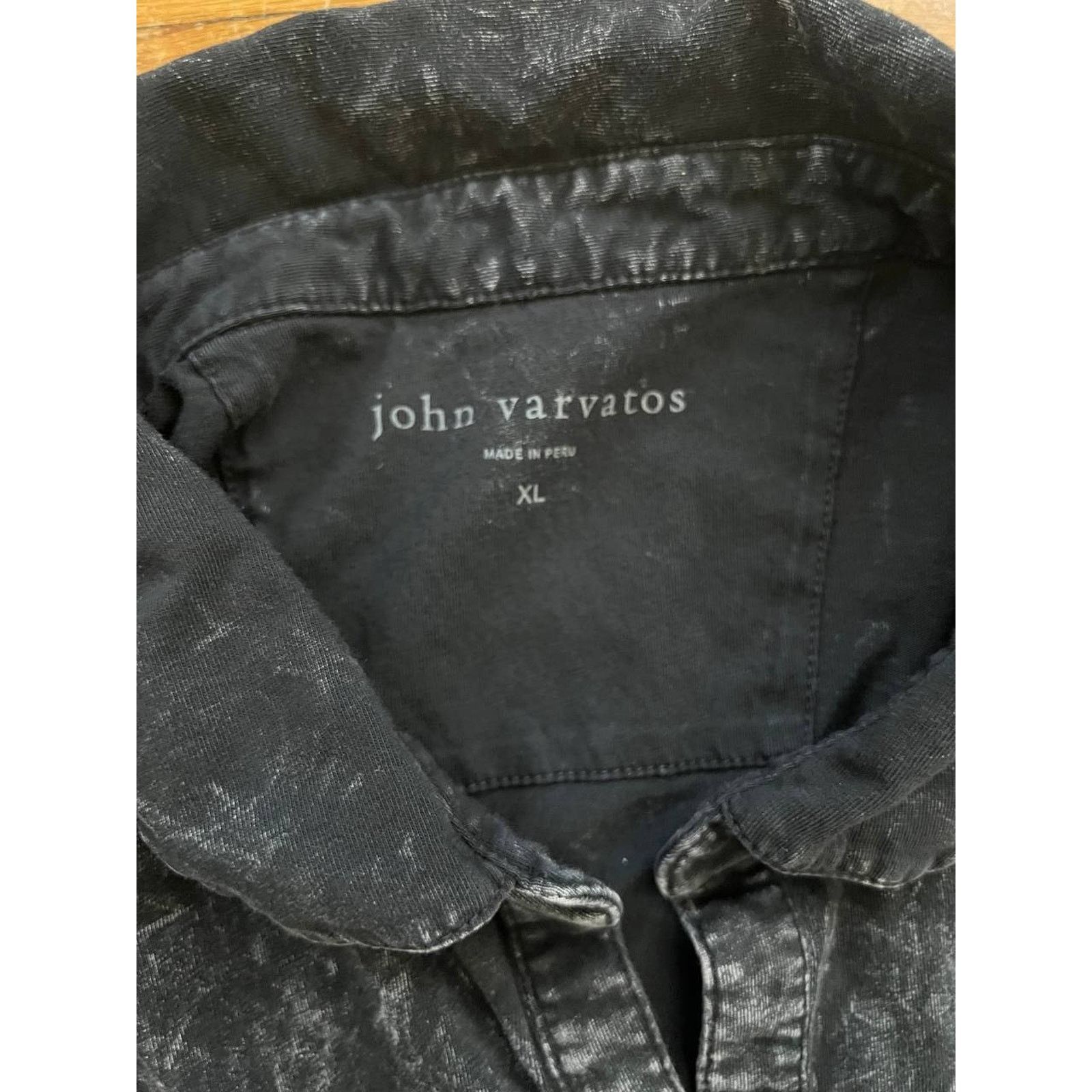 John Varvatos John Varvatos Regular Fit Polo Shirt Navy Blue XL A001698 Size US XL / EU 56 / 4 - 3 Thumbnail