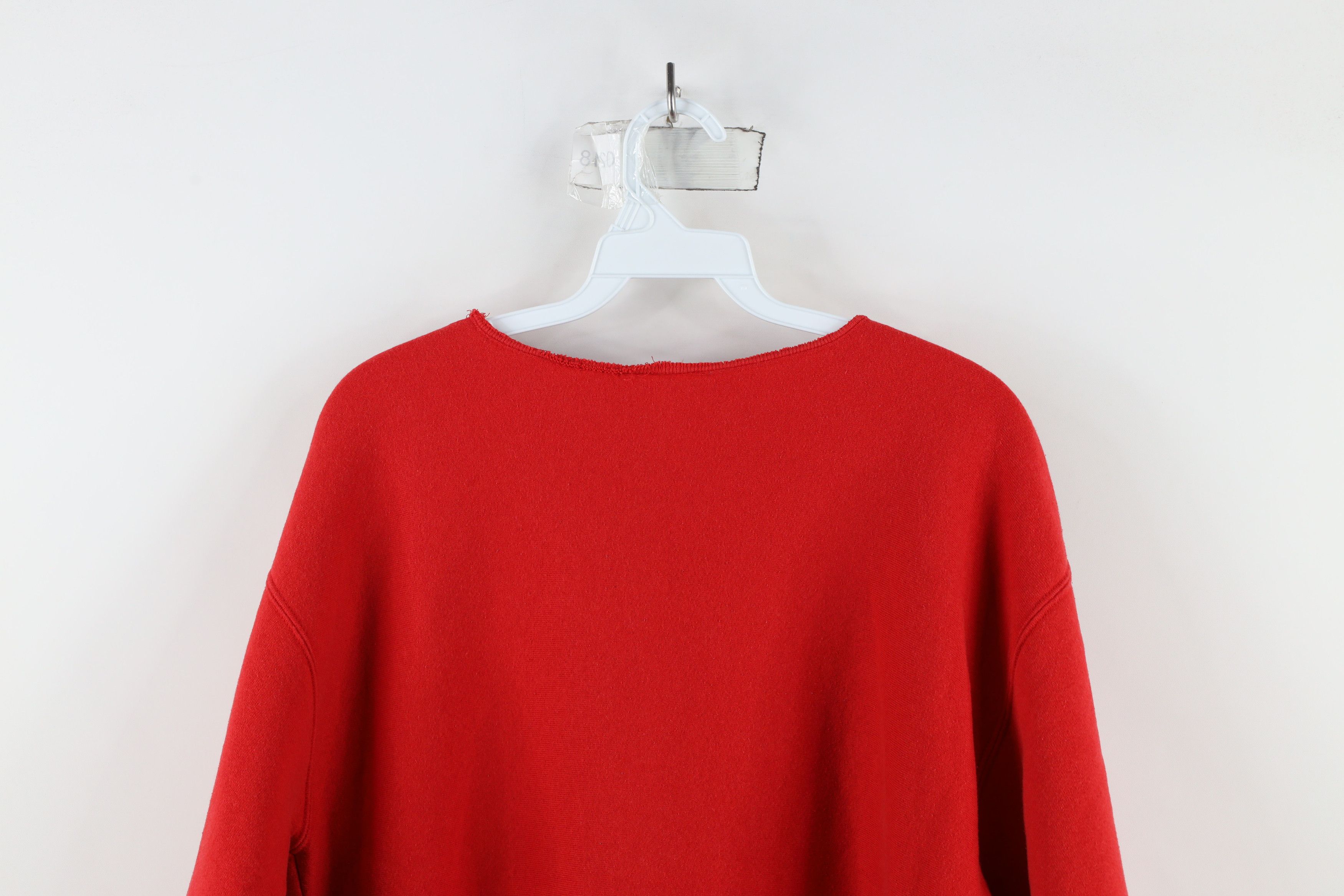 Vintage Vintage 90s Ohio State University Buckeyes Sweatshirt Red Size L / US 10 / IT 46 - 10 Thumbnail