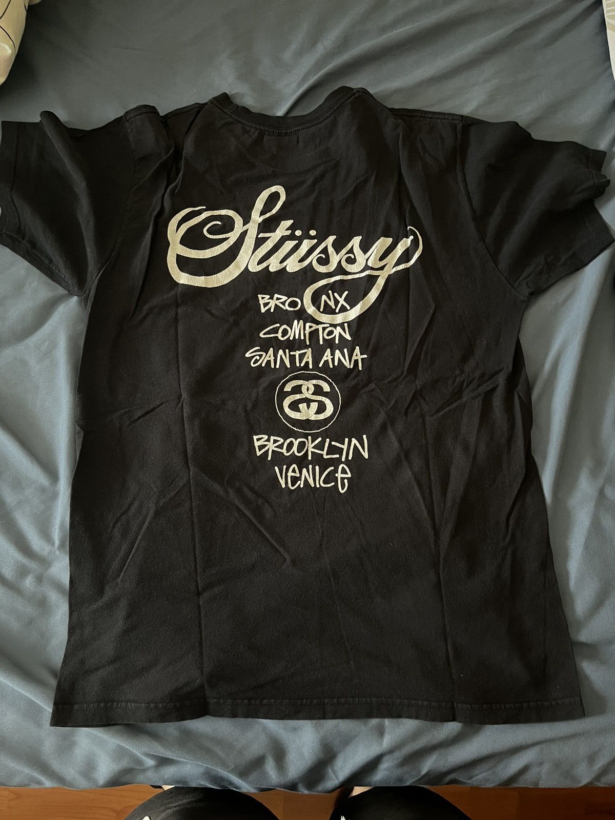 Stussy Stussy Black Tee M Size US M / EU 48-50 / 2 - 2 Thumbnail