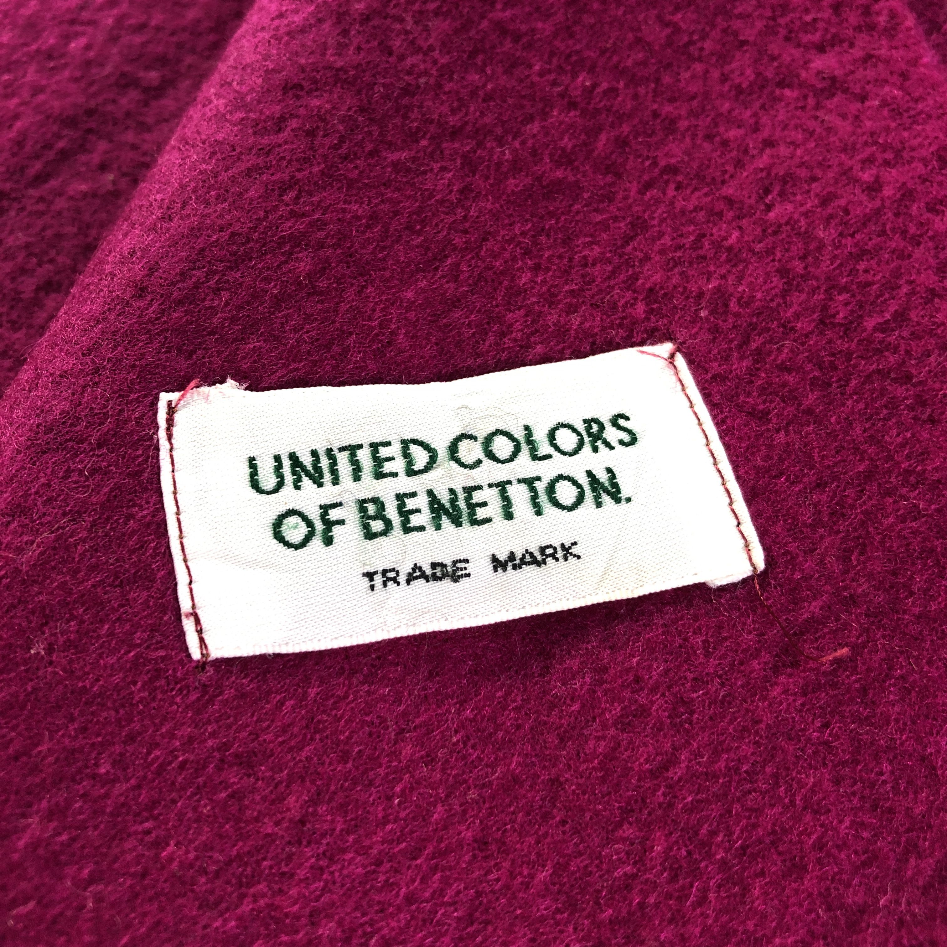 United Colors Of Benetton United Colors Of Benetton Wool Scarf Muffler Neckwear V2727 Size ONE SIZE - 5 Thumbnail