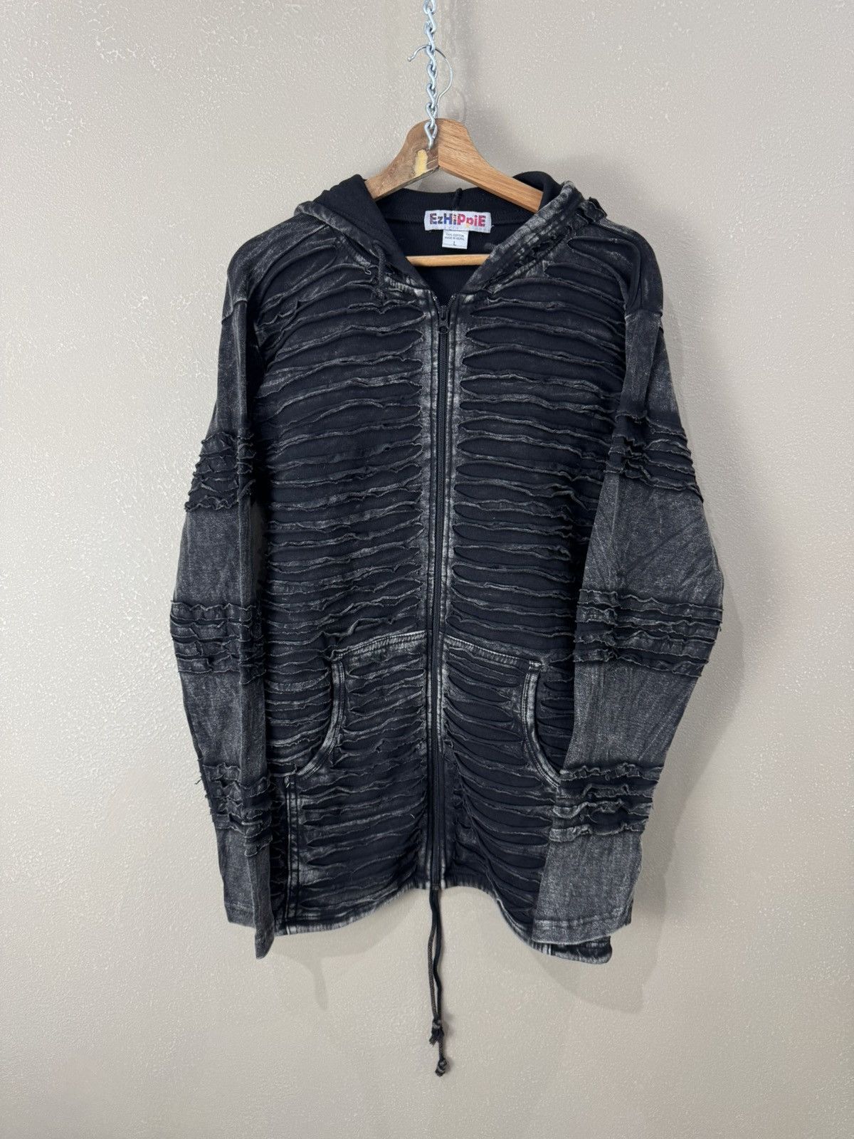 Japanese Brand Avantgarde 90s Nepal streetwear vintage zip hoodie size S Size US L / EU 52-54 / 3 - 1 Thumbnail
