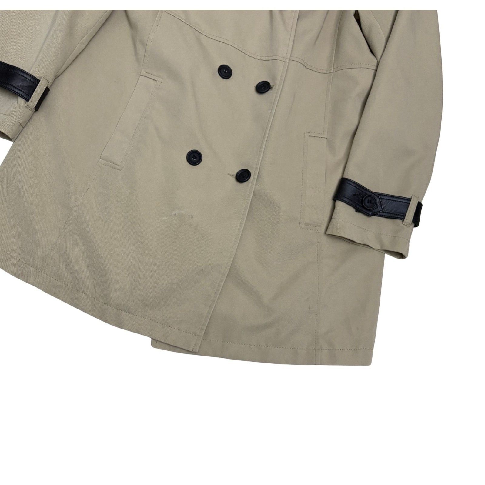 Danier DANIER Italian Leather Trench Coat Business Jacket Large Size L / US 10 / IT 46 - 6 Thumbnail