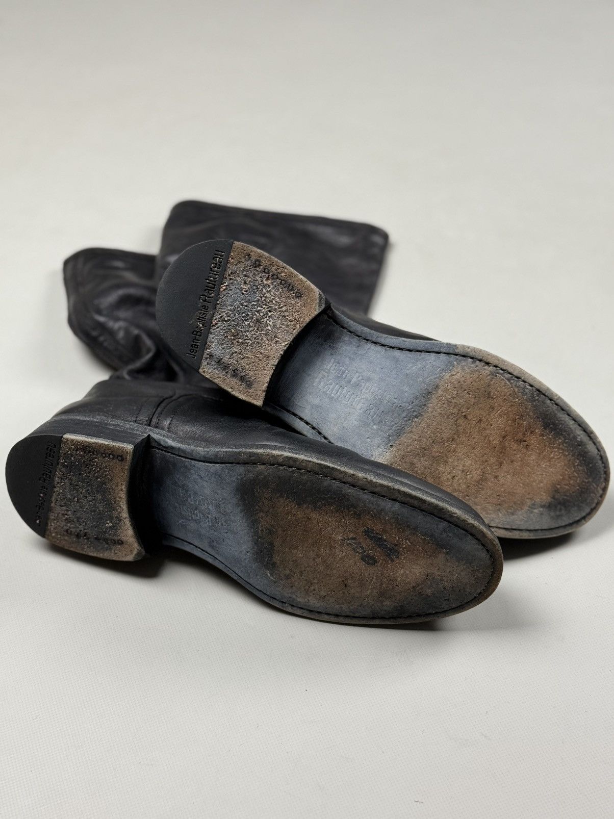 Jean Baptiste Rautureau Jean-Baptiste Rautureau Avant-Garde Leather Boots Shoes Size US 8 / EU 41 - 17 Thumbnail