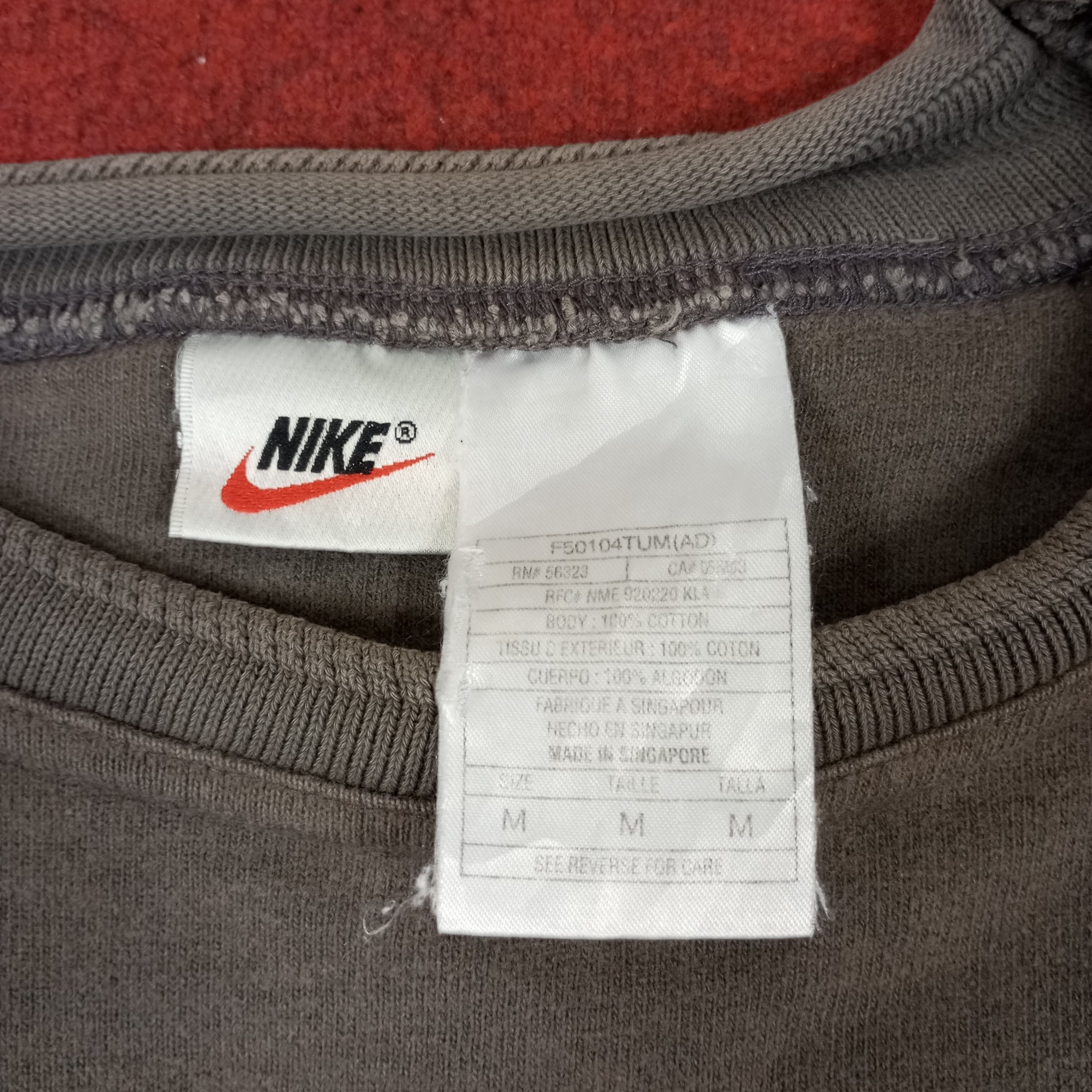 Nike × Vintage Nike Air Streetwear Style Sweatshirt Size US L / EU 52-54 / 3 - 5 Thumbnail